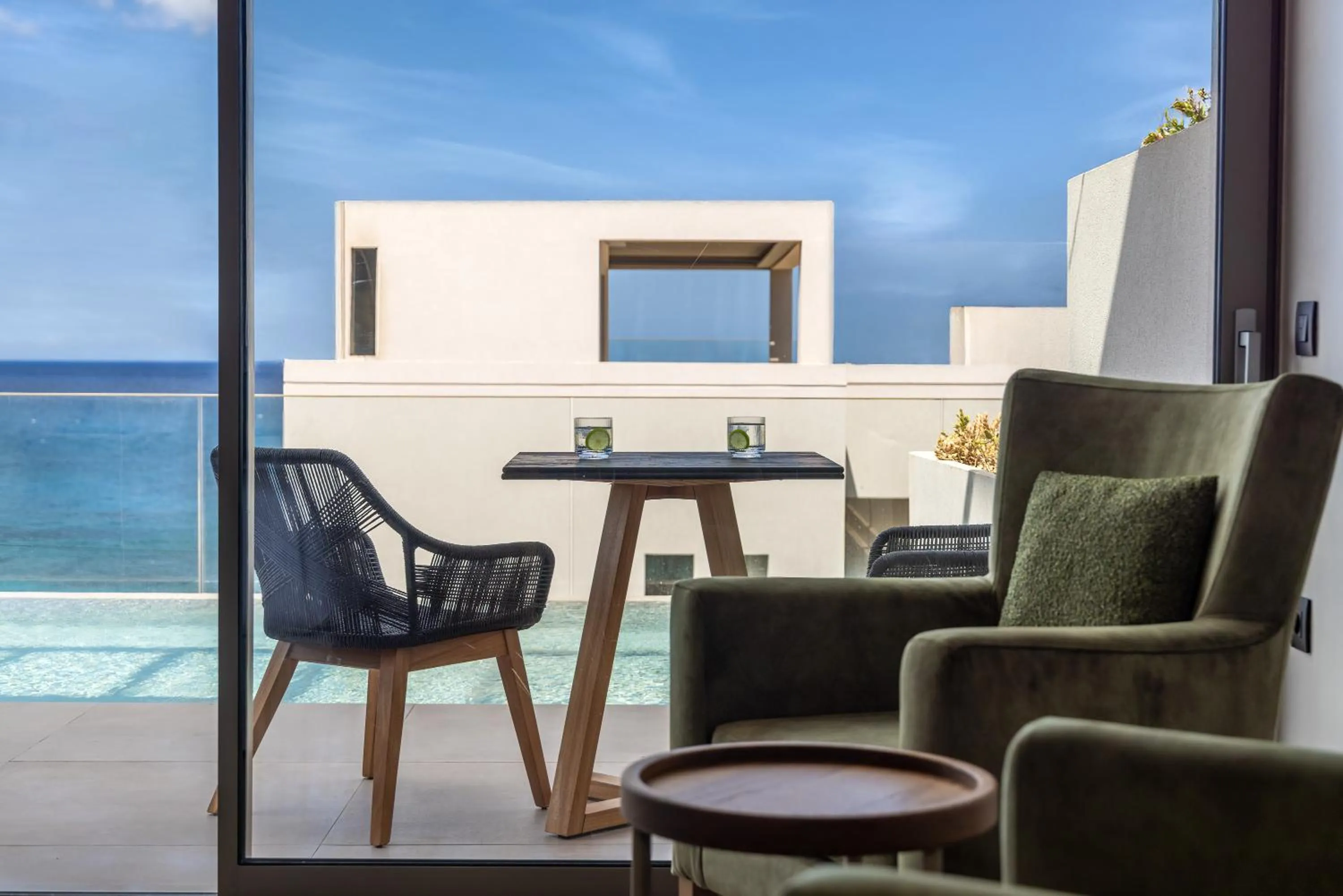 Balcony/Terrace in Castello Boutique Suites by the sea - Adults Only