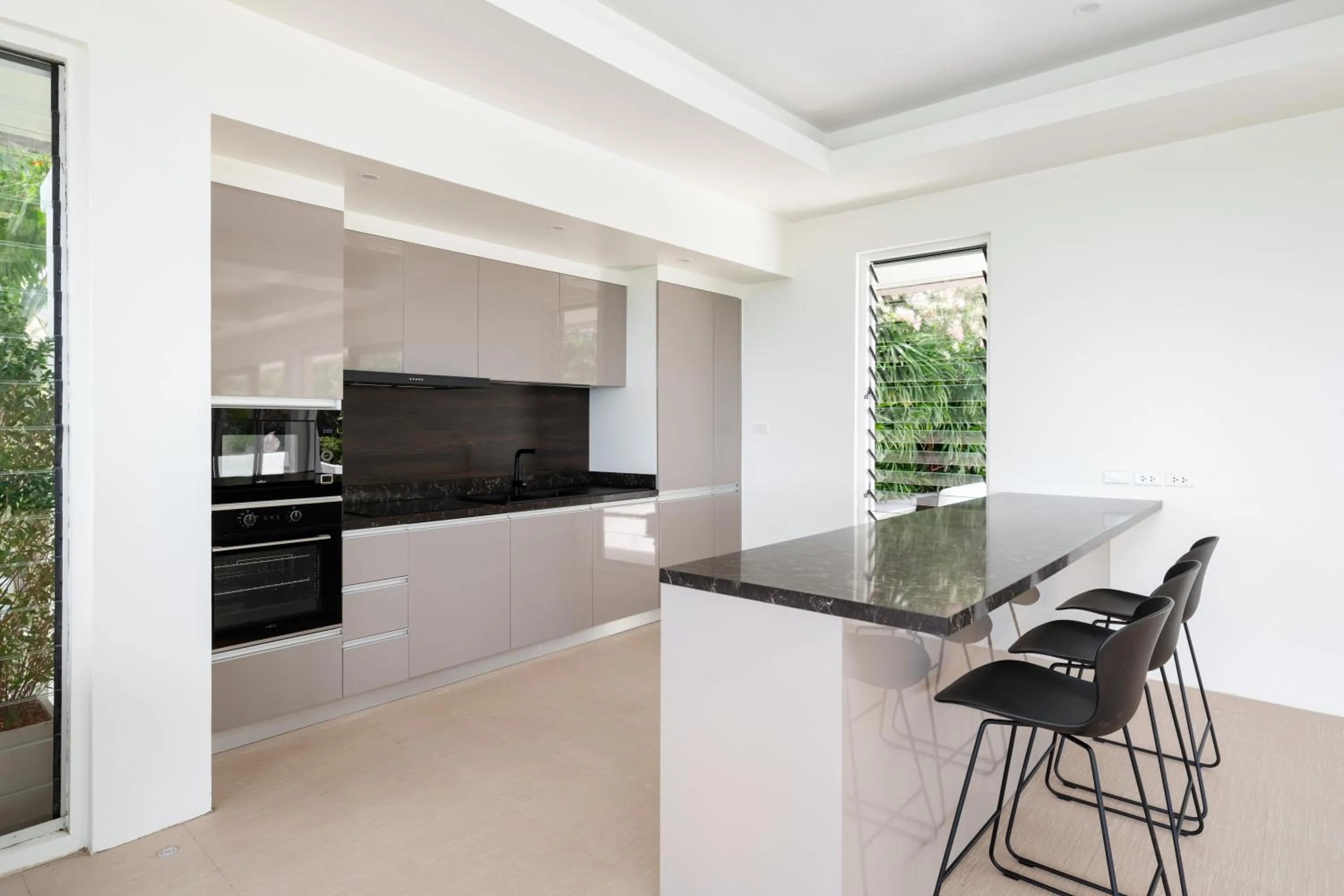 Kitchen or kitchenette in Villa Kohia, stunning sea views, breakfast, serviced daily, private dining service on request, North Chaweng