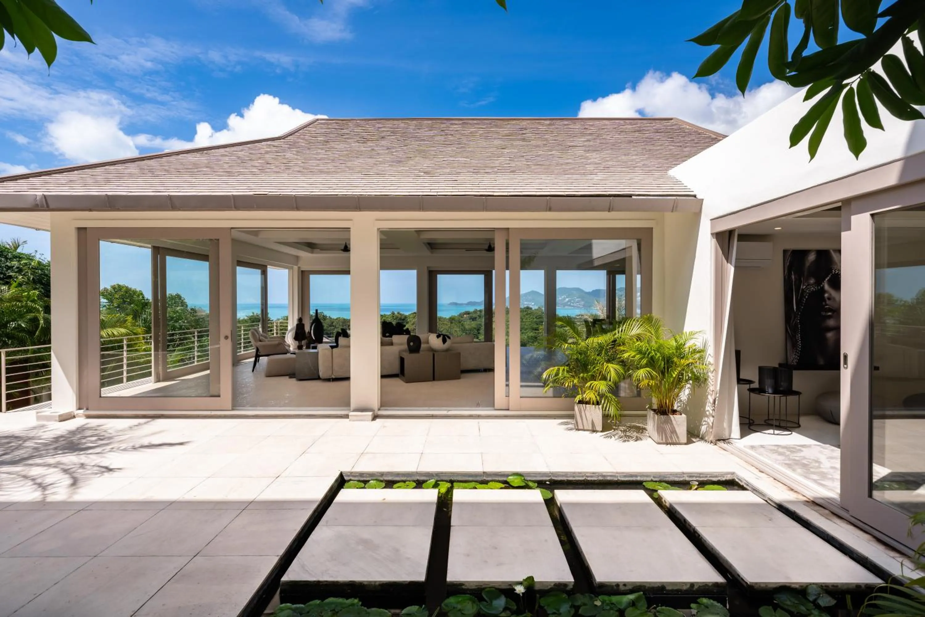 Balcony/Terrace in Villa Kohia, stunning sea views, breakfast, serviced daily, private dining service on request, North Chaweng