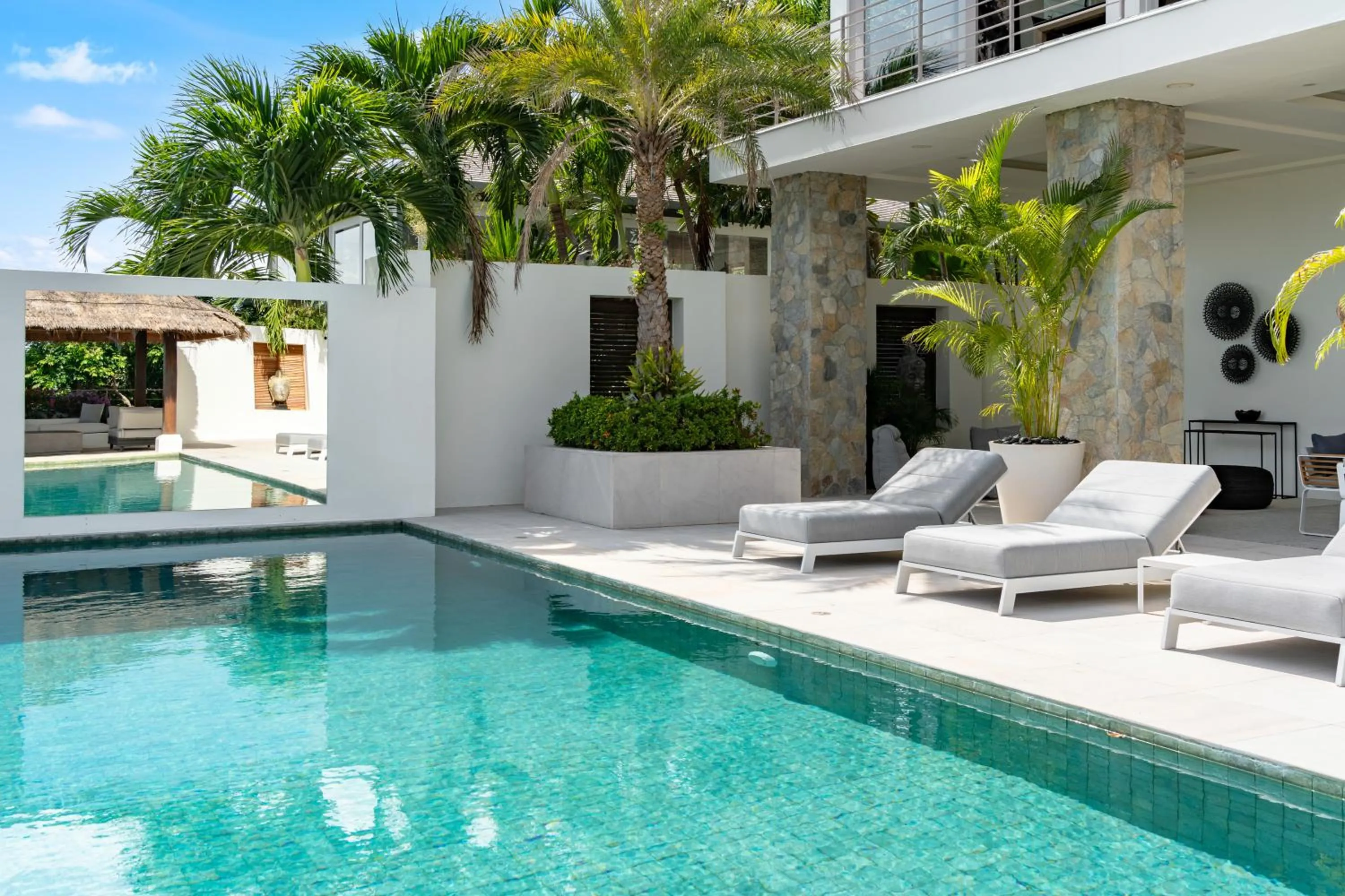 Property building in Villa Kohia, stunning sea views, breakfast, serviced daily, private dining service on request, North Chaweng