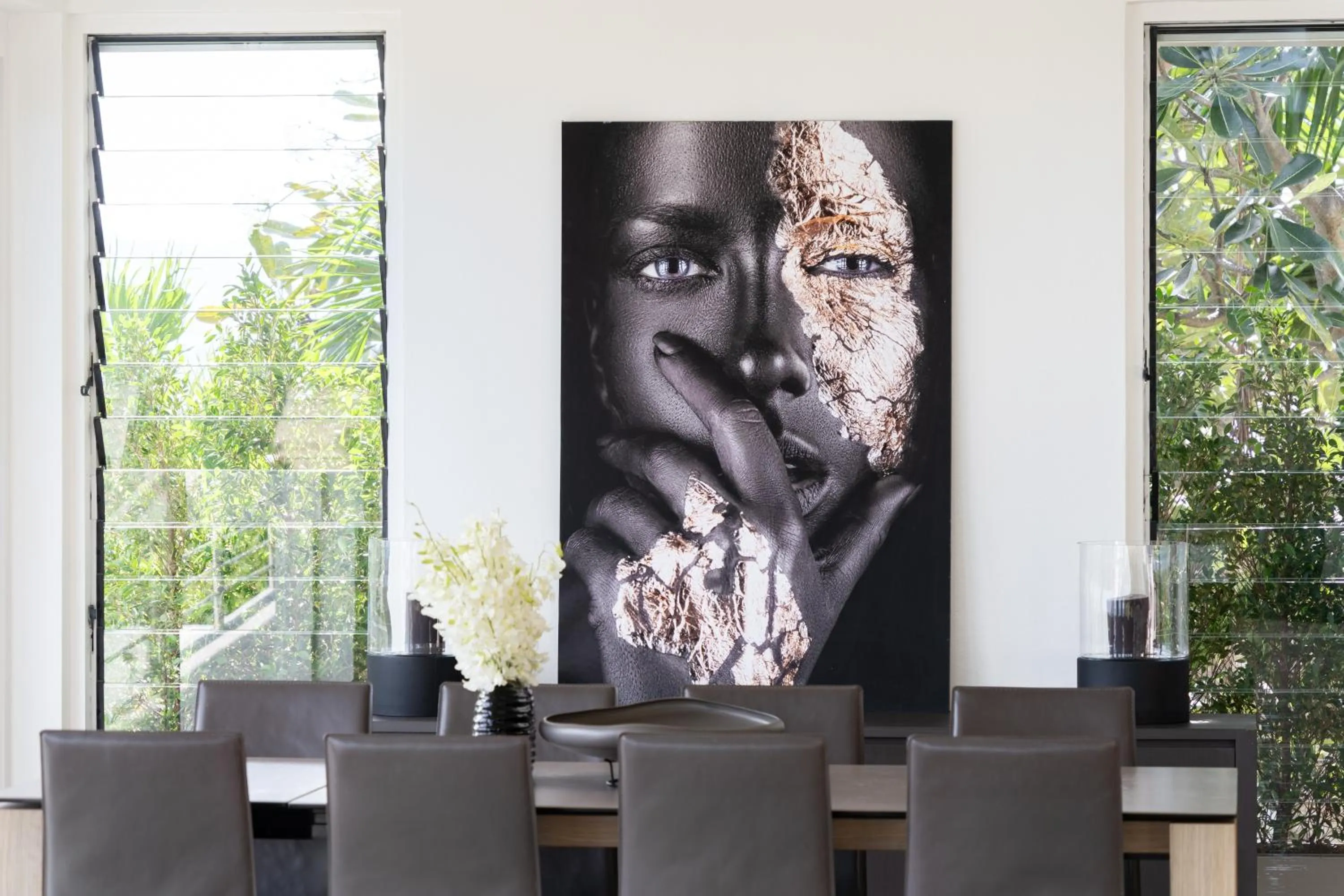 Decorative detail in Villa Kohia, stunning sea views, breakfast, serviced daily, private dining service on request, North Chaweng