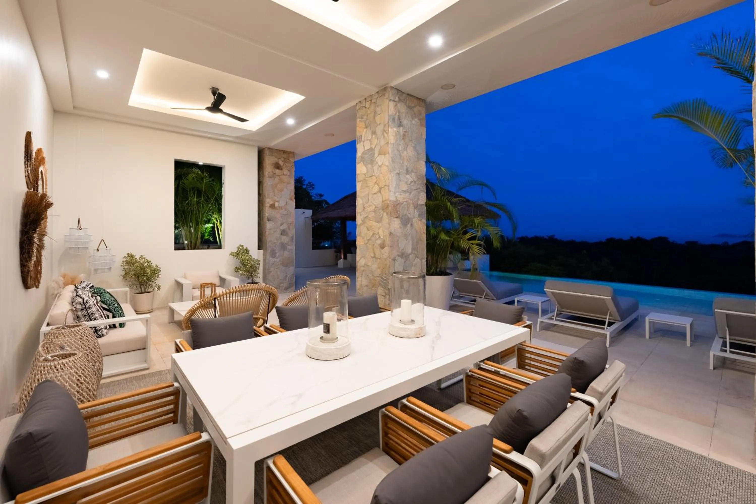 View (from property/room) in Villa Kohia, stunning sea views, breakfast, serviced daily, private dining service on request, North Chaweng