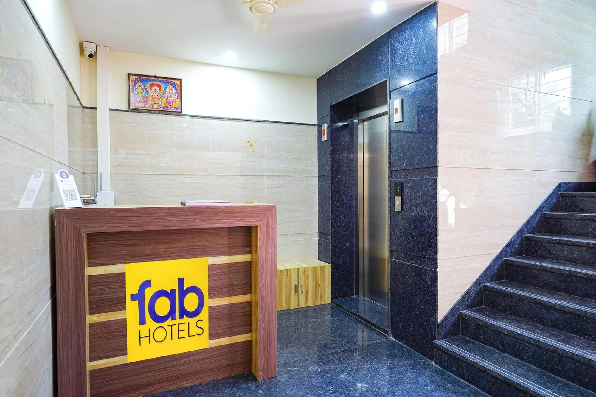 Lobby or reception in FabHotel HSR Gateway