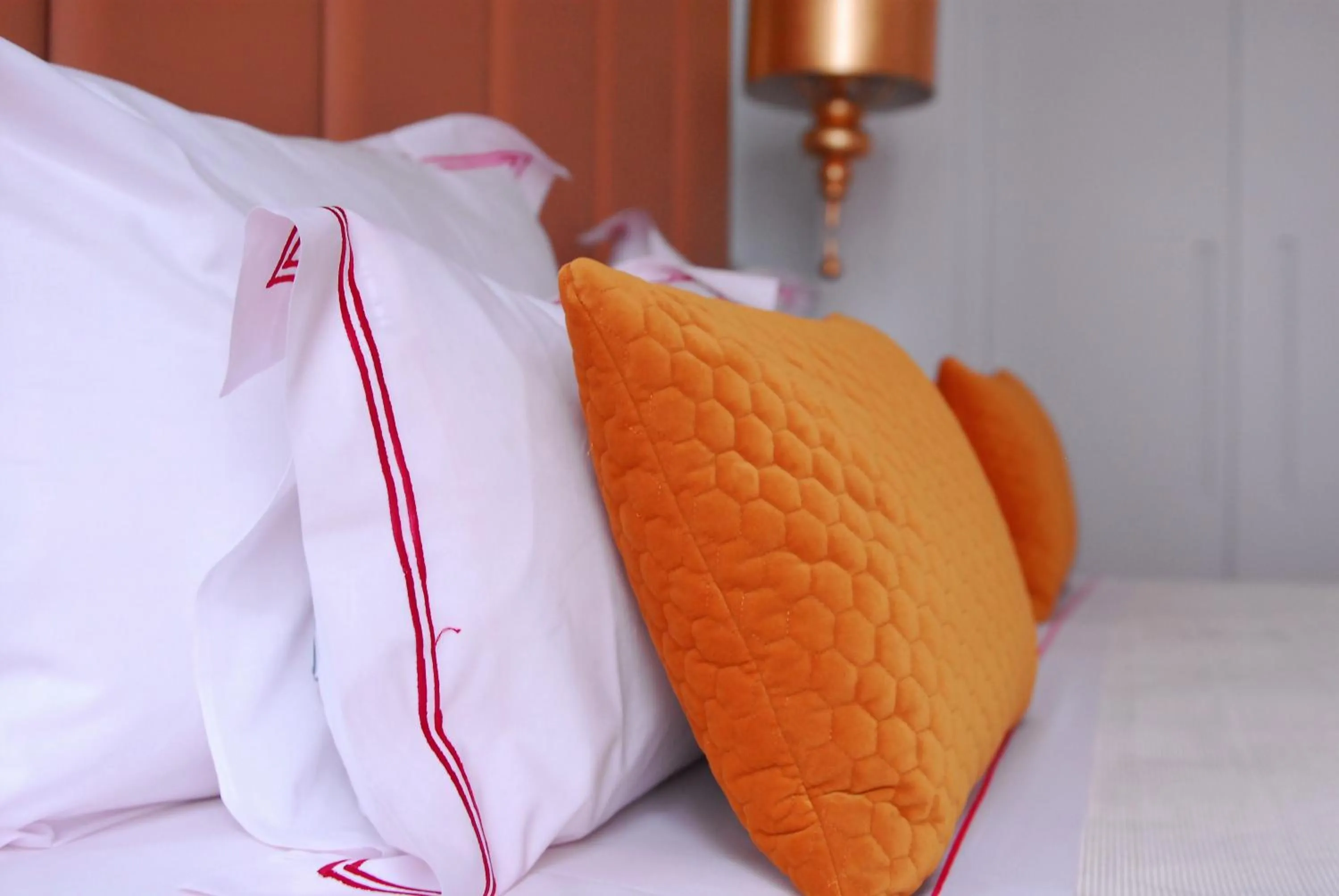 Decorative detail, Bed in The 7 Hotel, Suites, Studios & Apartments