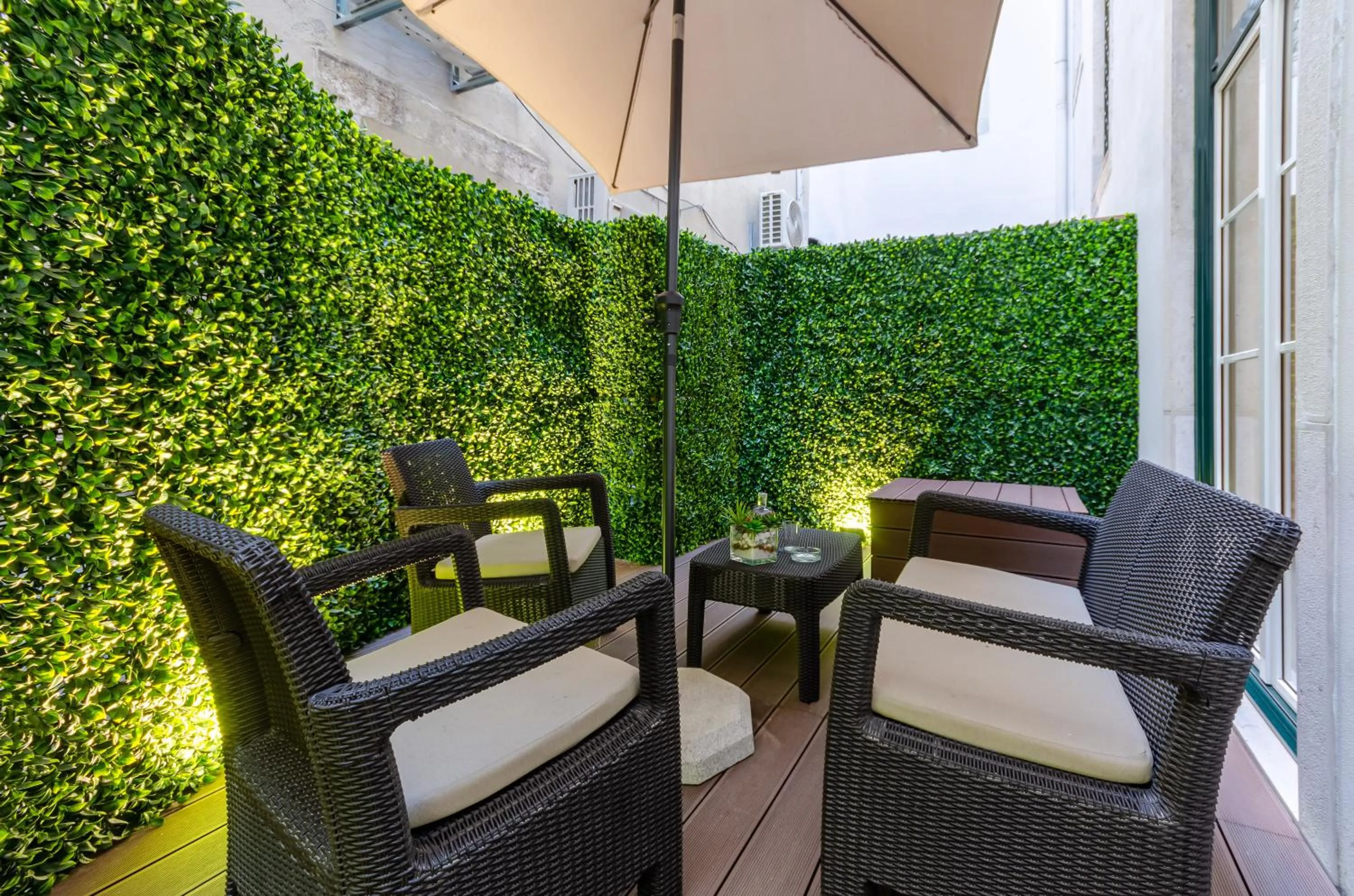 Decorative detail in The 7 Hotel, Suites, Studios & Apartments