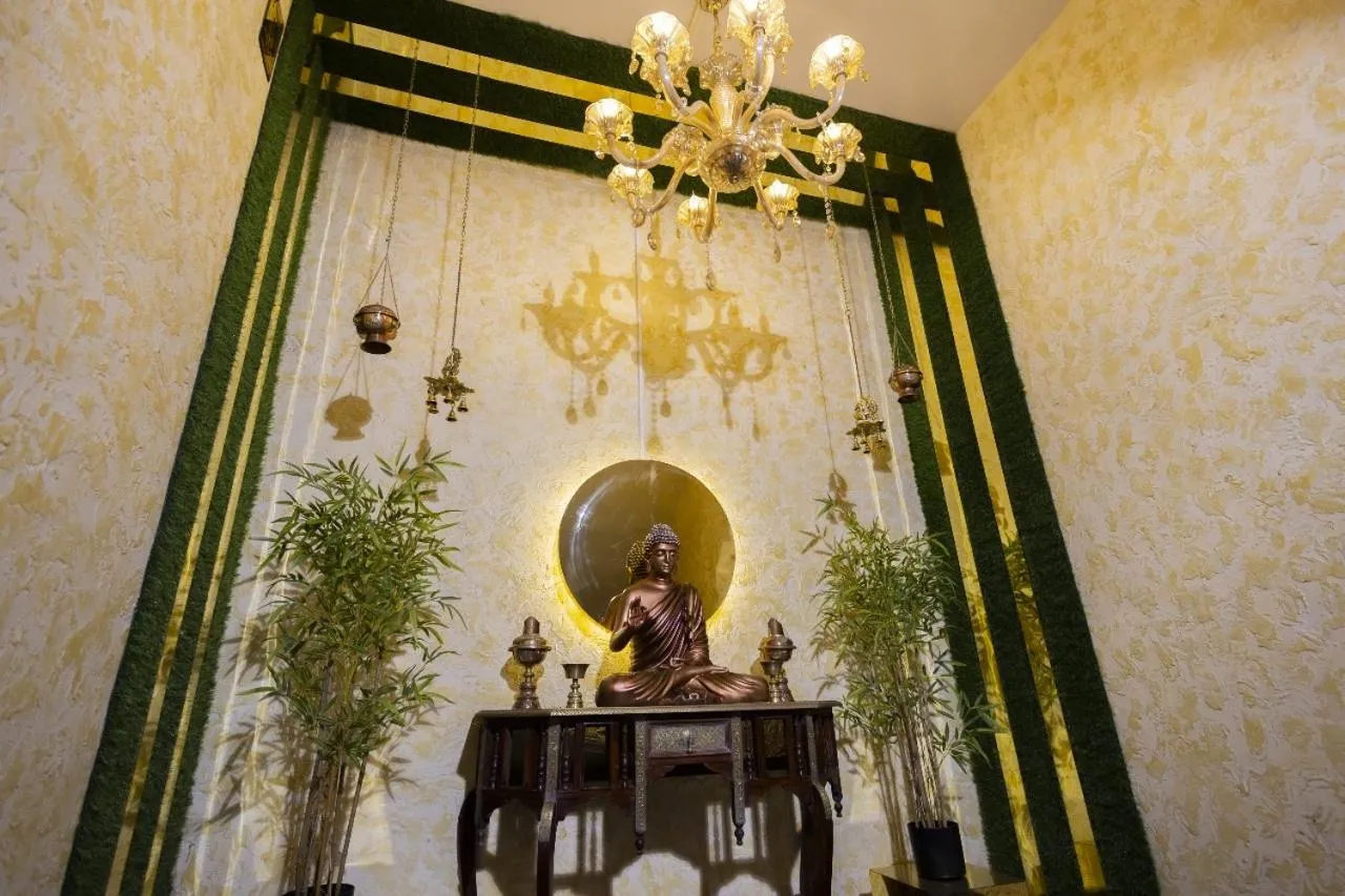 Decorative detail in INDUS TIARA- A Corporate Boutique Hotel