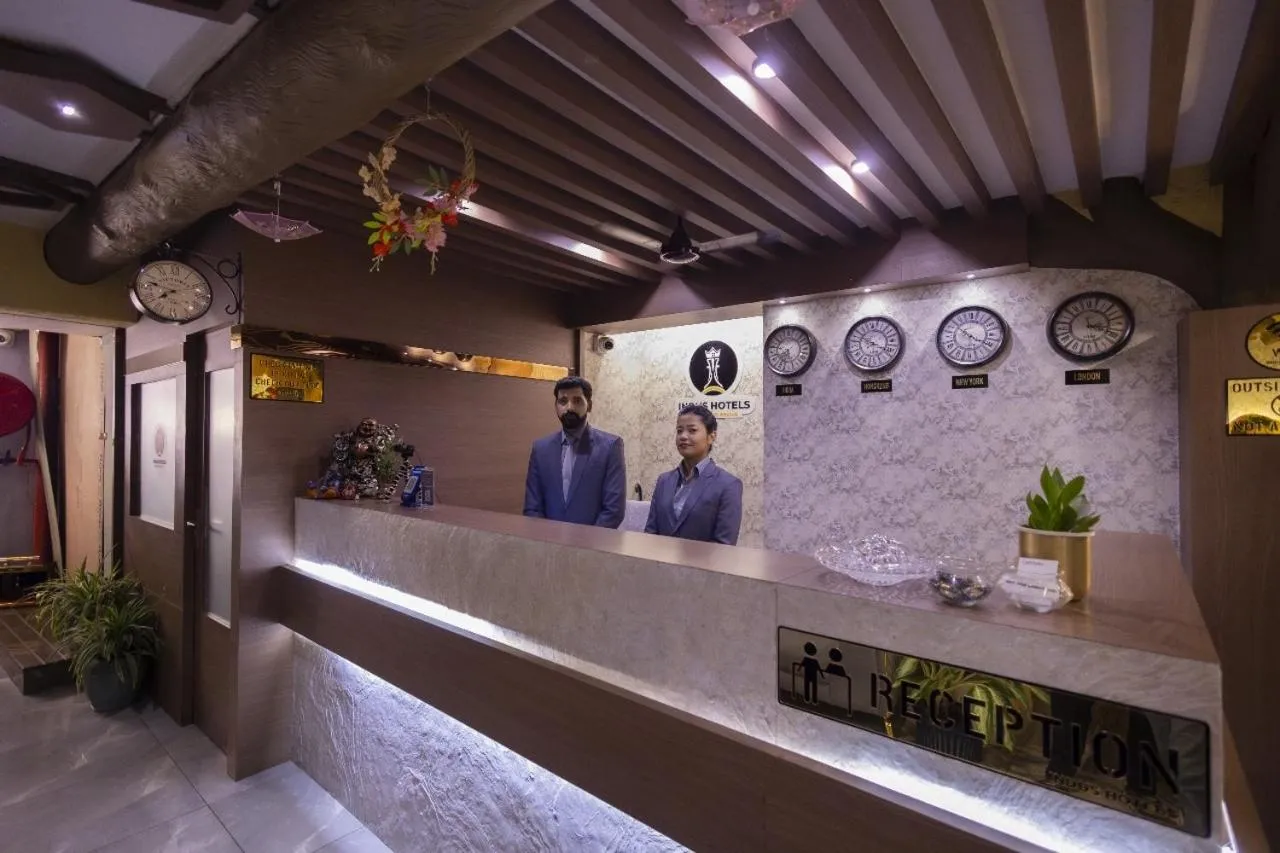 Lobby or reception in INDUS TIARA- A Corporate Boutique Hotel
