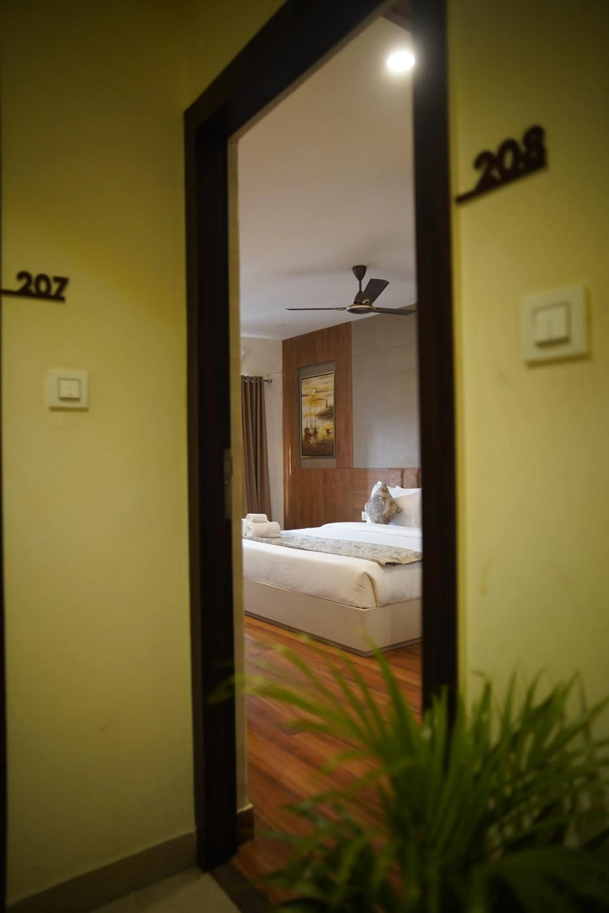 Bedroom, Bed in INDUS TIARA- A Corporate Boutique Hotel