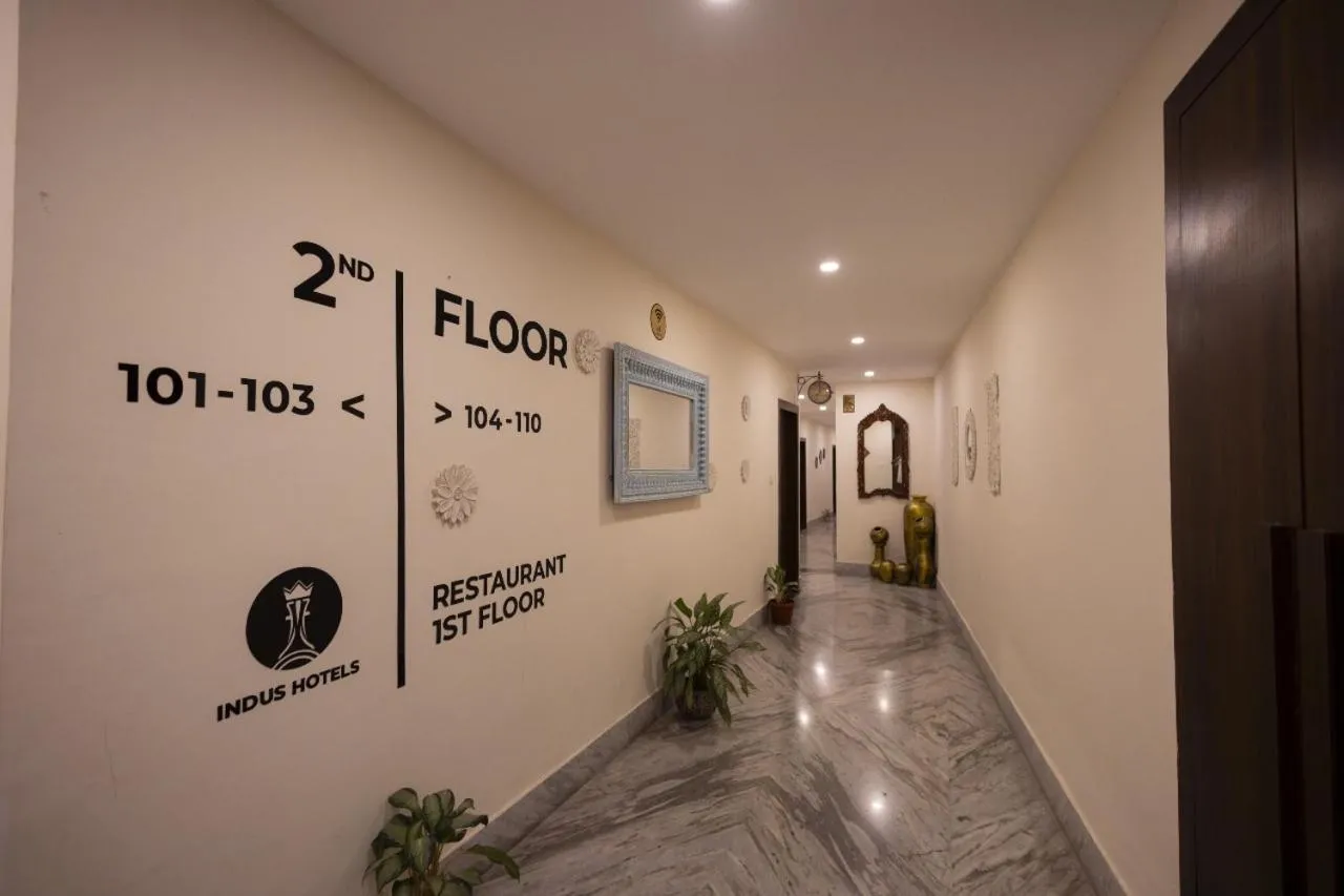 Floor plan in INDUS TIARA- A Corporate Boutique Hotel