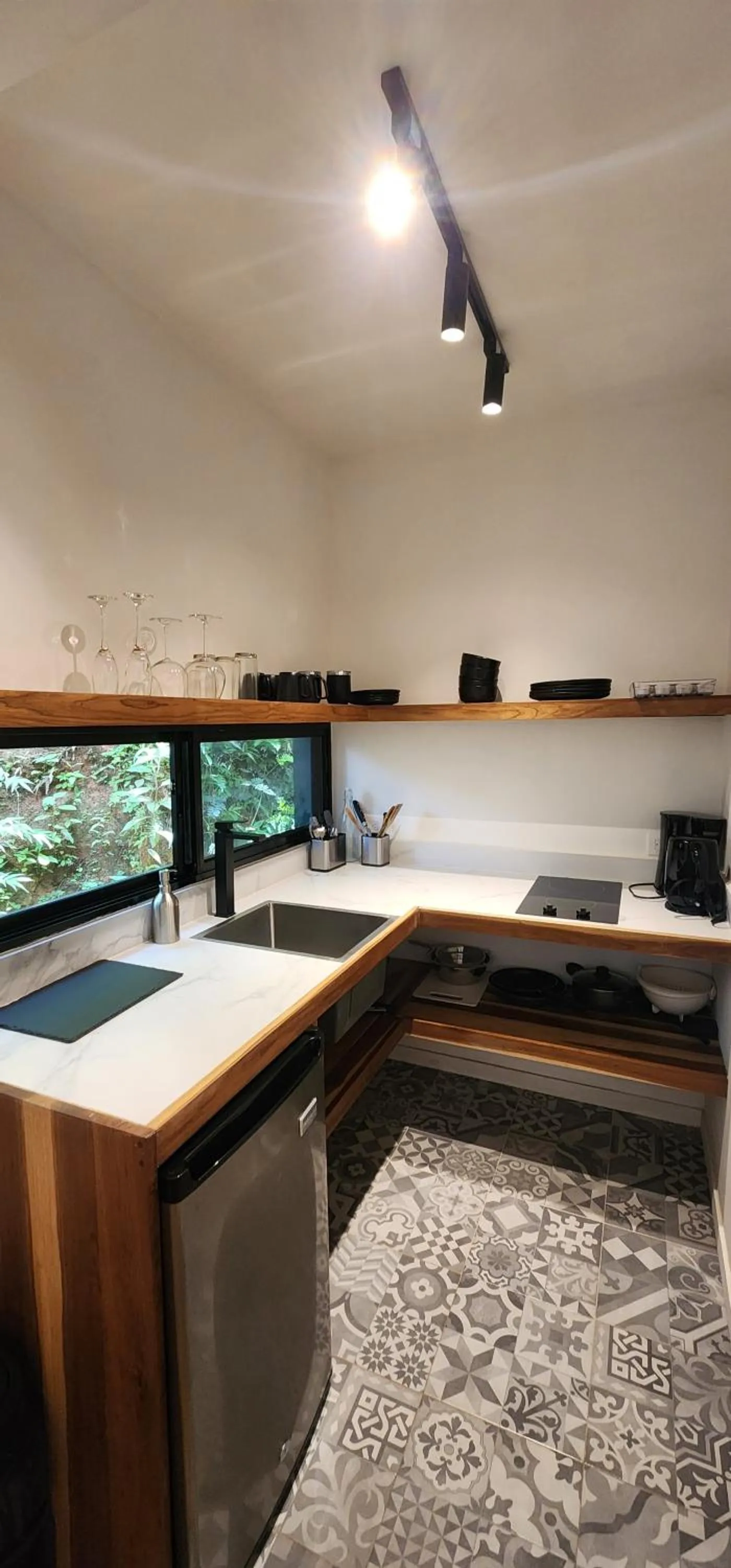 Kitchen or kitchenette in Hotel Evasión