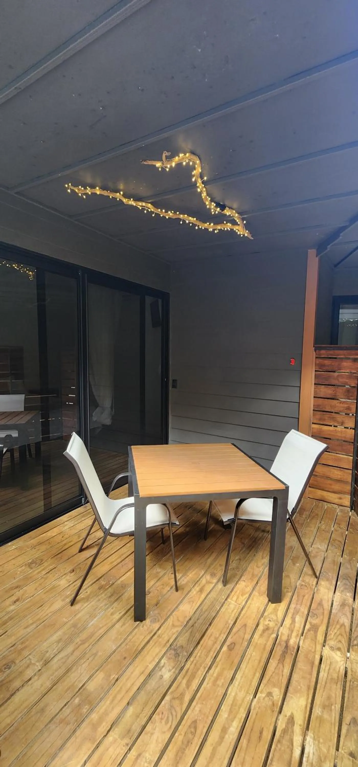 Seating area in Hotel Evasión