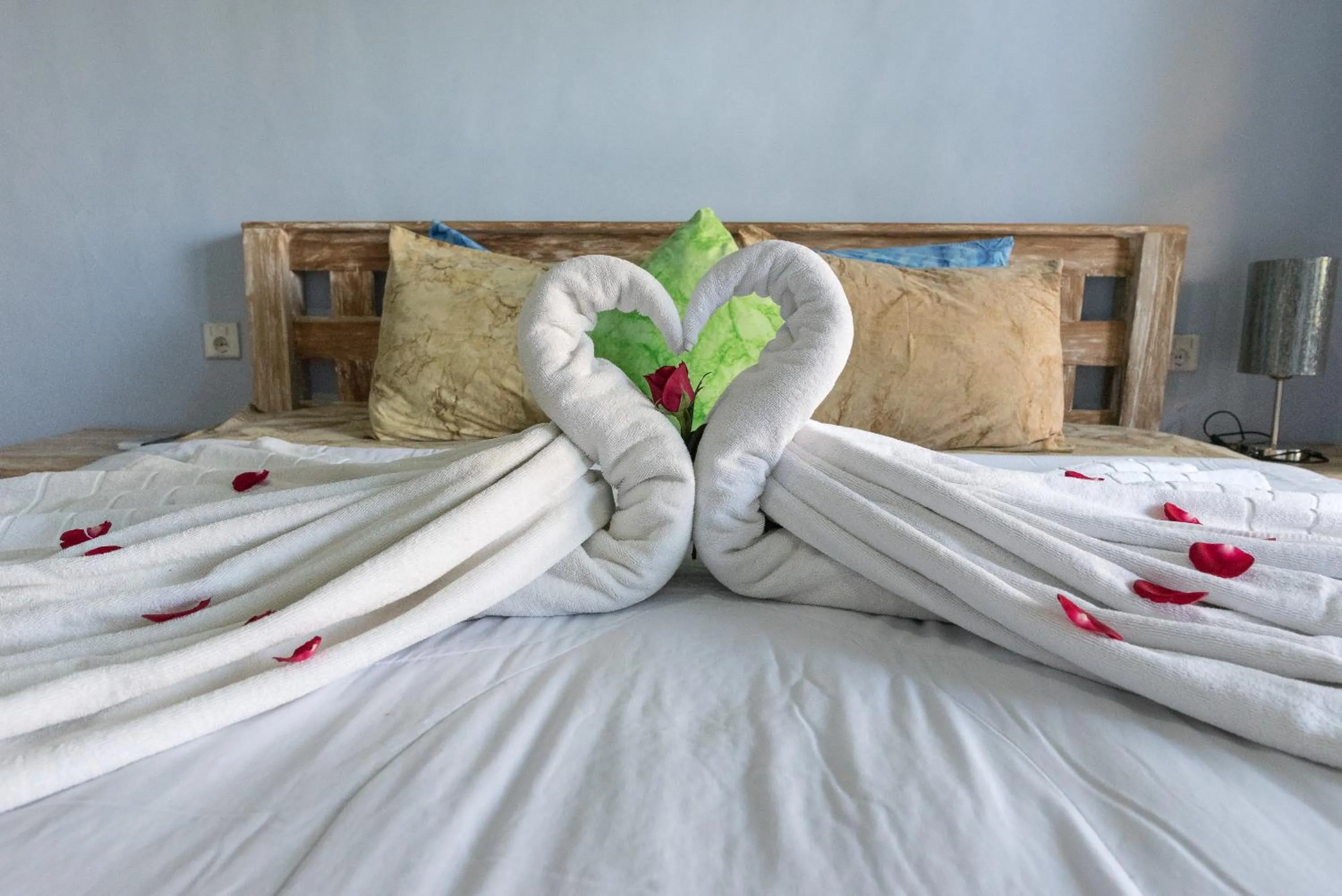 Bed in Koming Guest House
