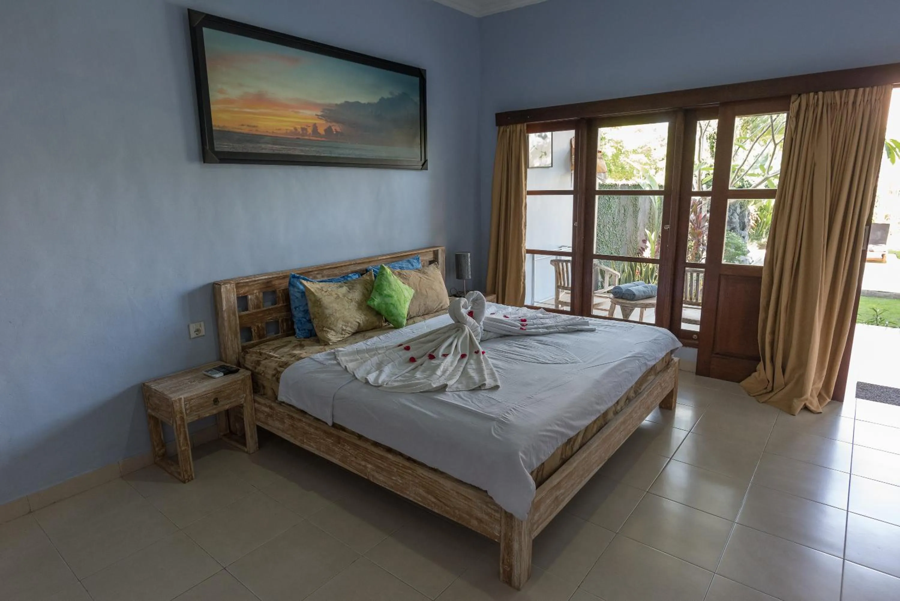 Bed in Koming Guest House