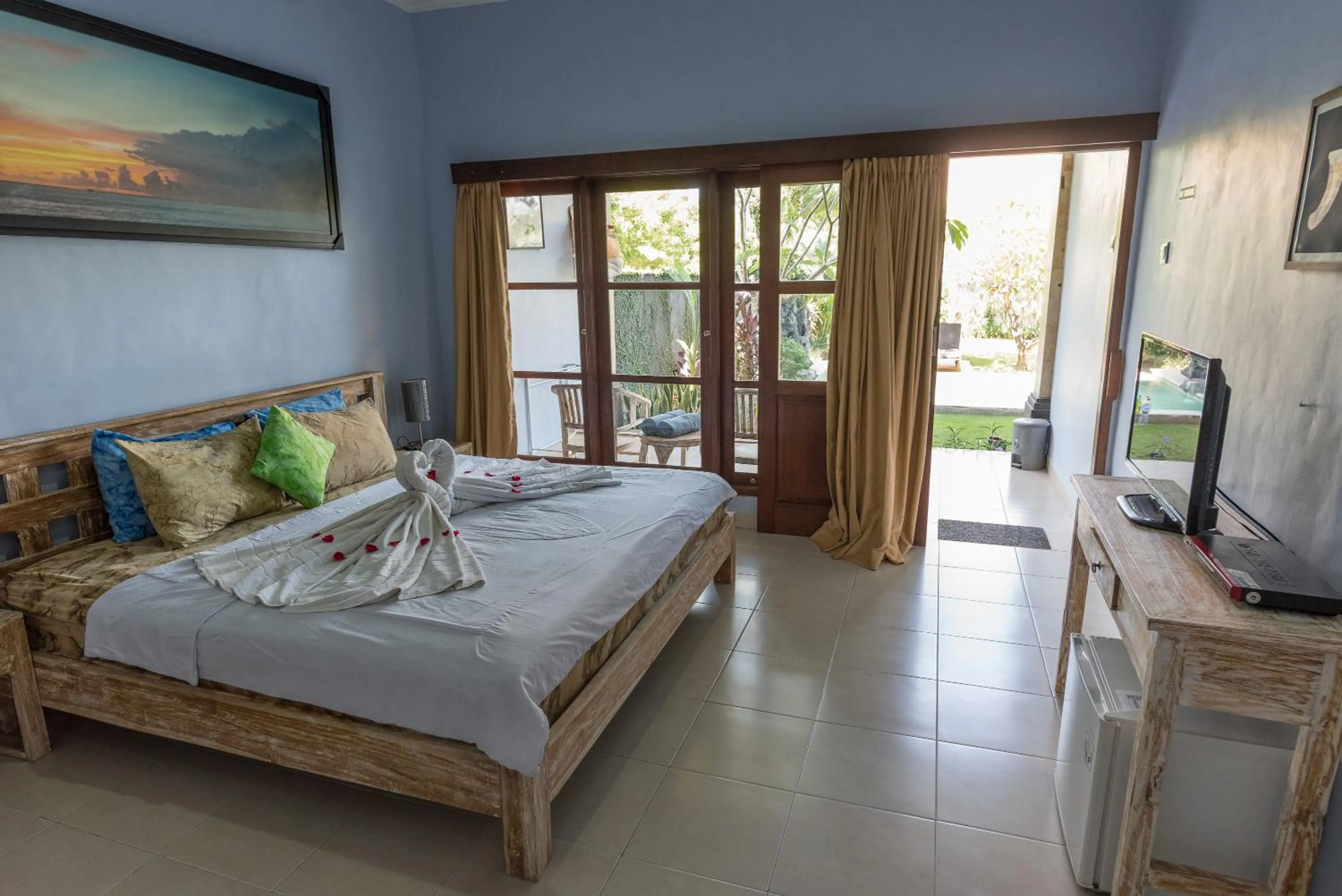 Bed in Koming Guest House