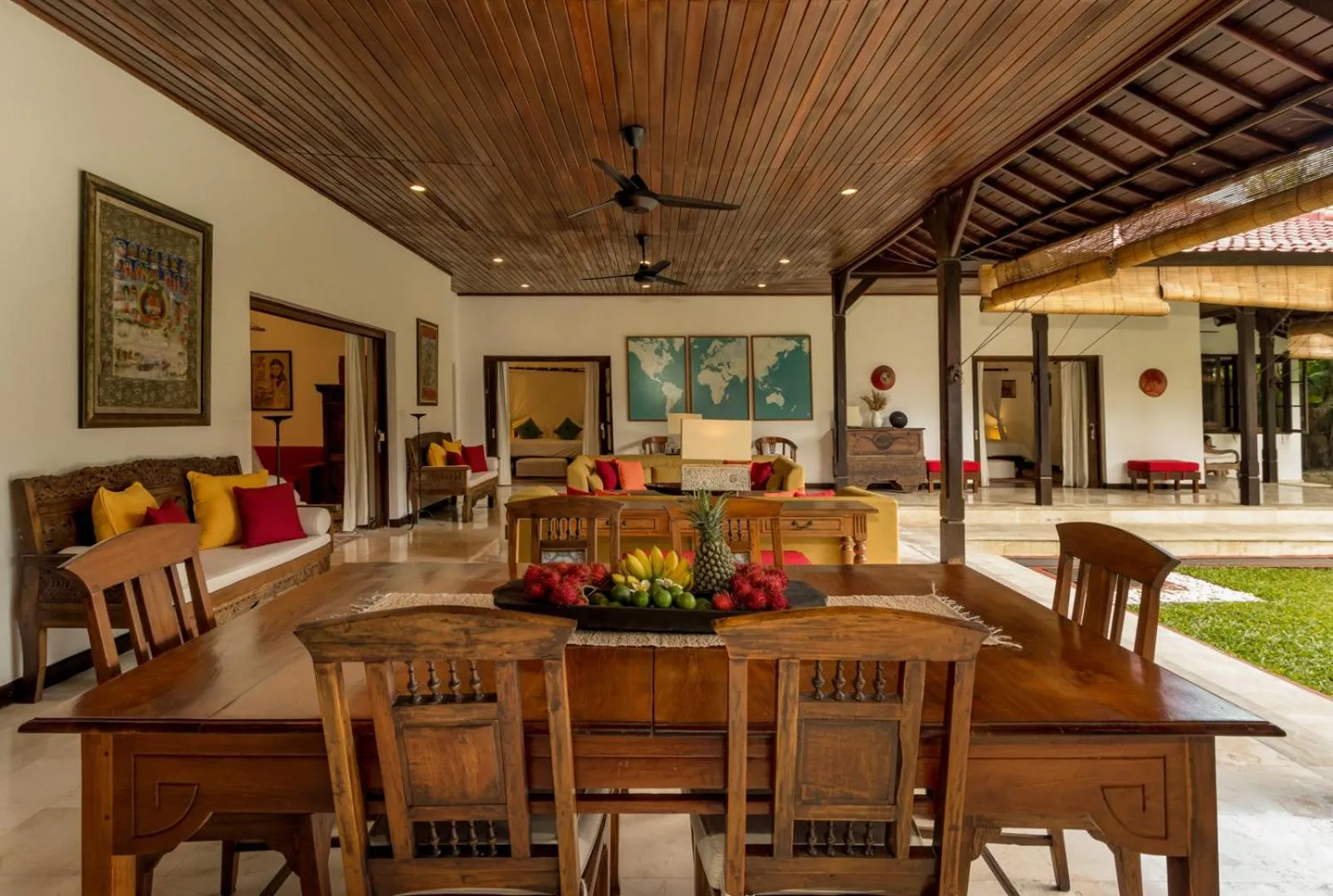 Living room in Villa Eight