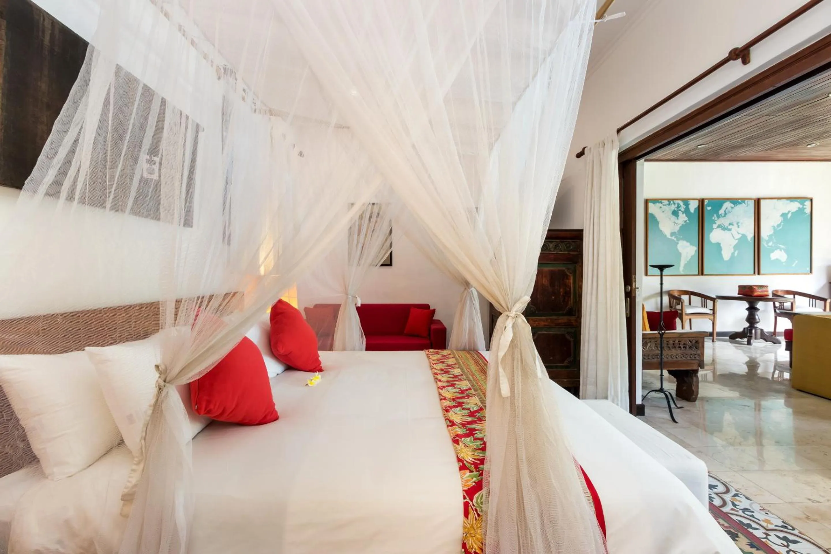 Bedroom, Bed in Villa Eight