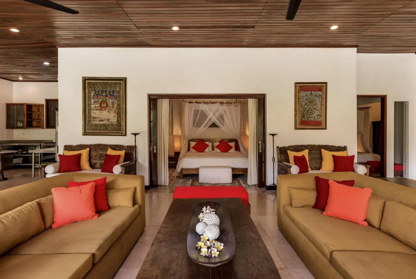 Living room in Villa Eight