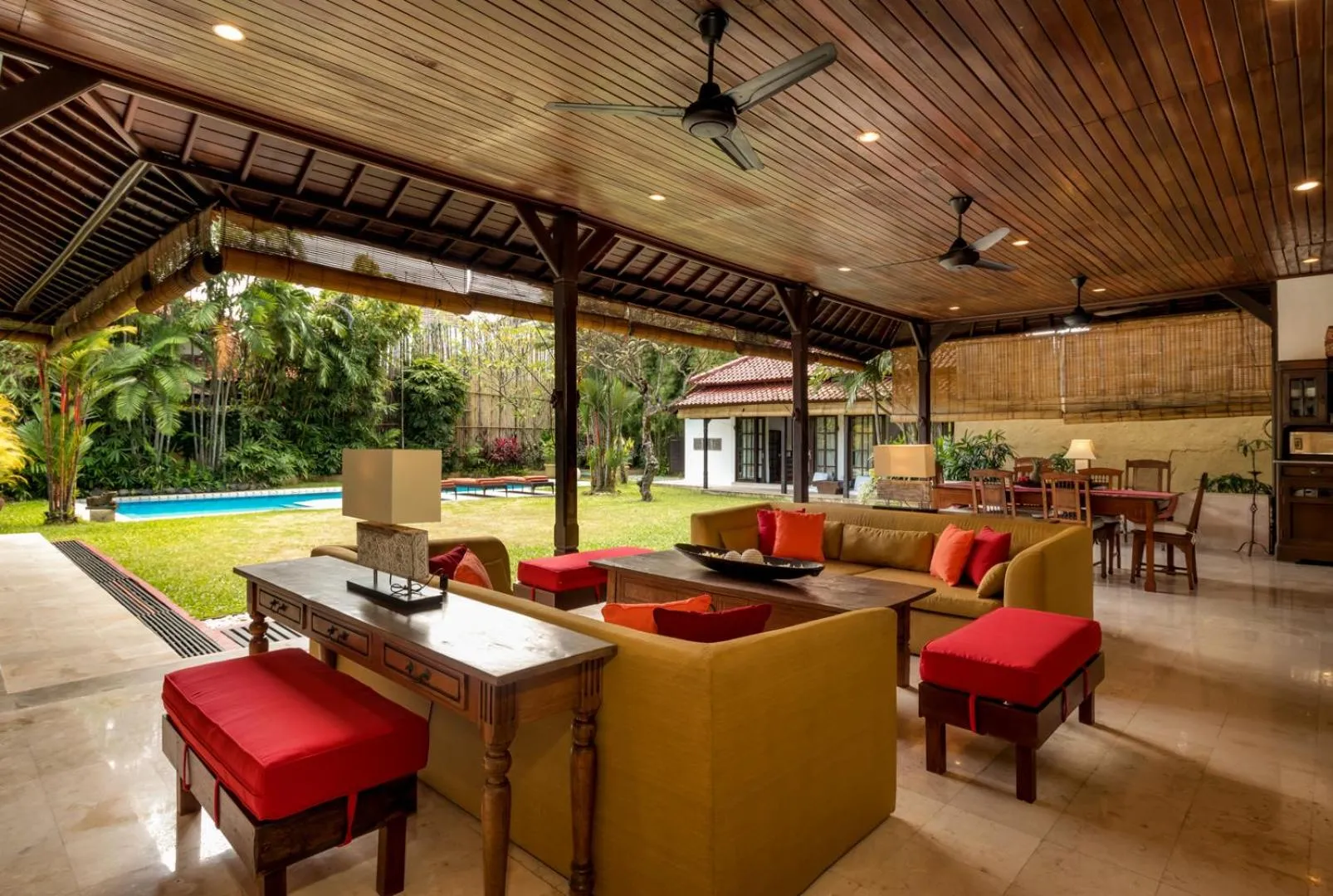 Seating area in Villa Eight