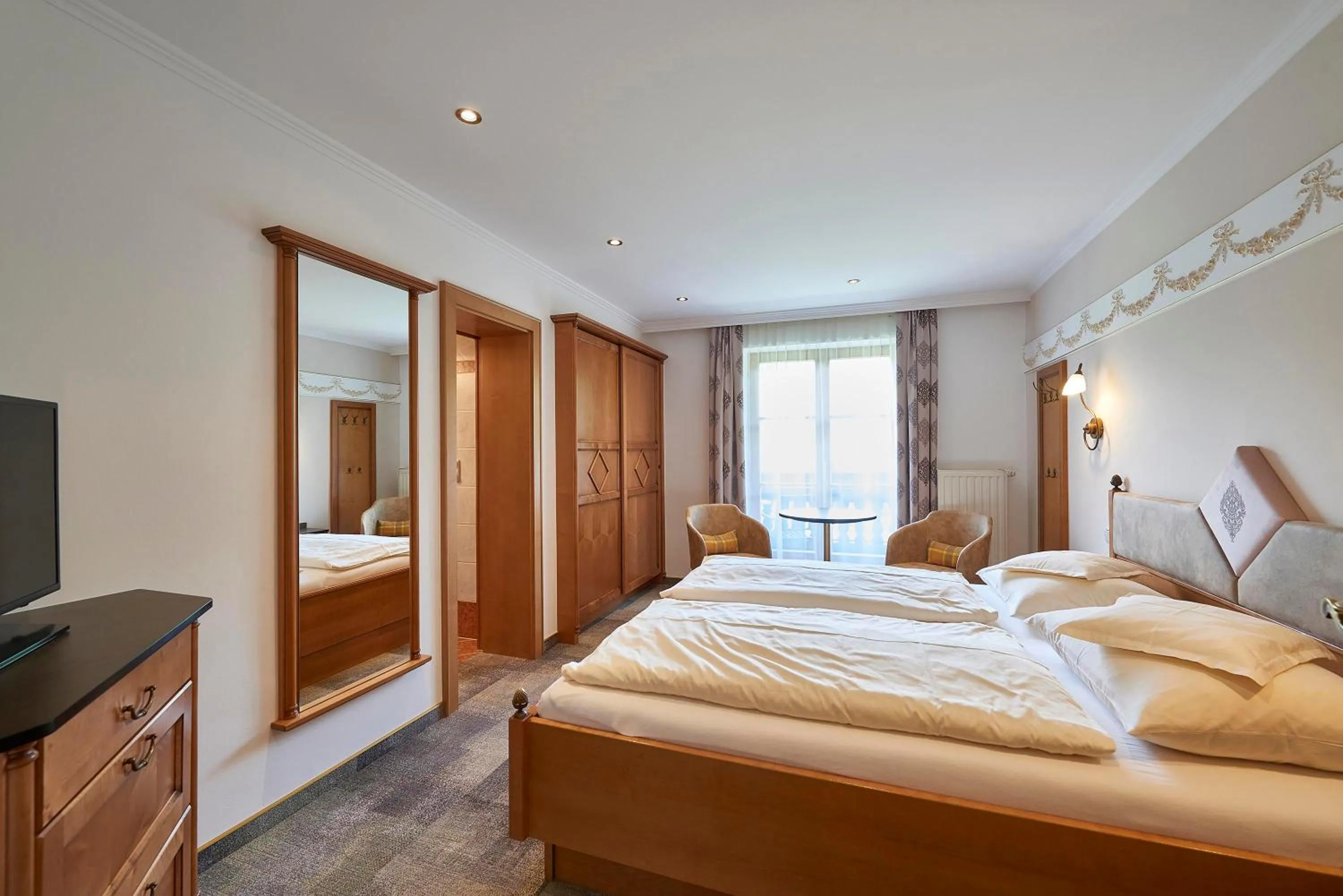 Bed in Gasthof Hotel Handlerhof