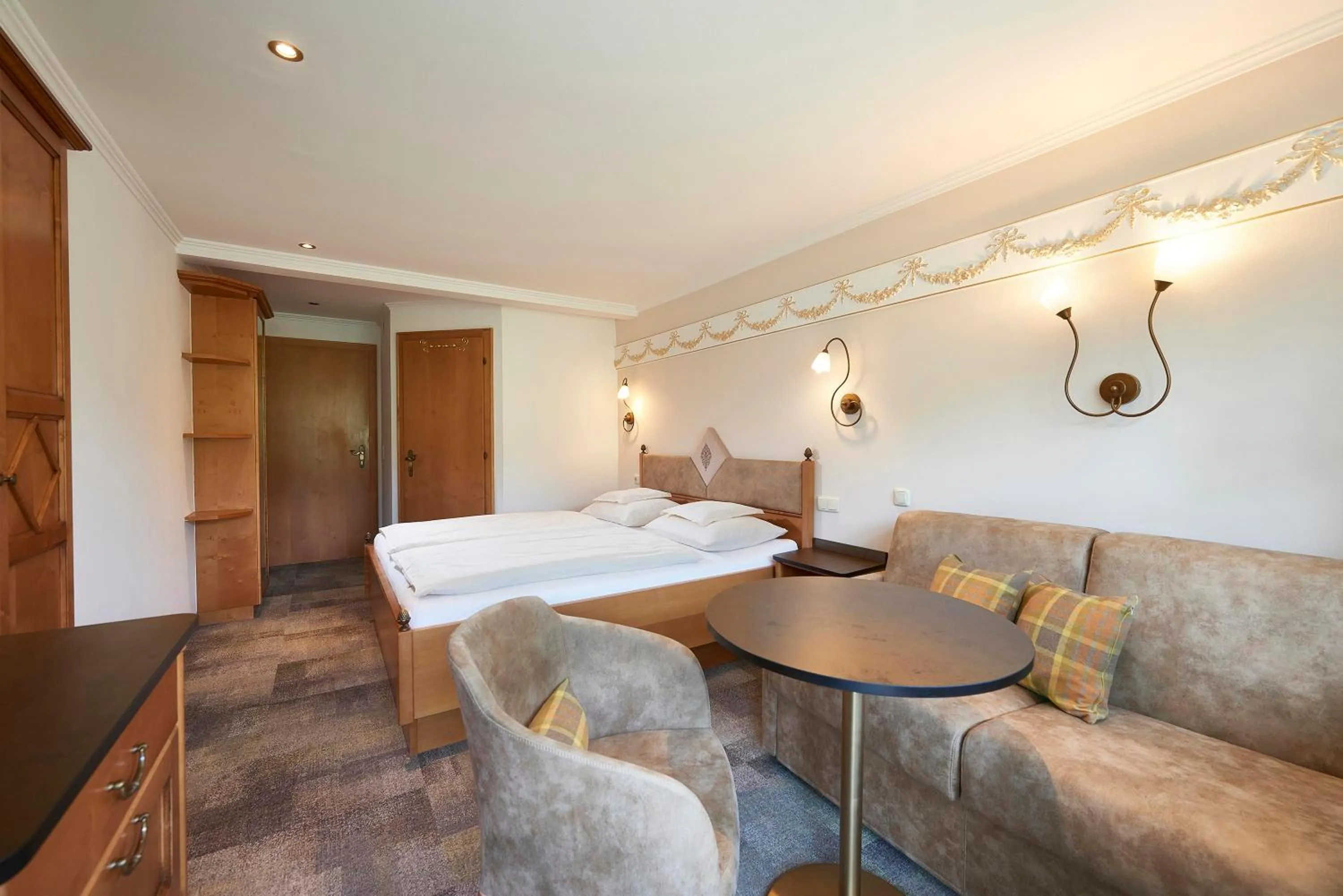 Bed in Gasthof Hotel Handlerhof