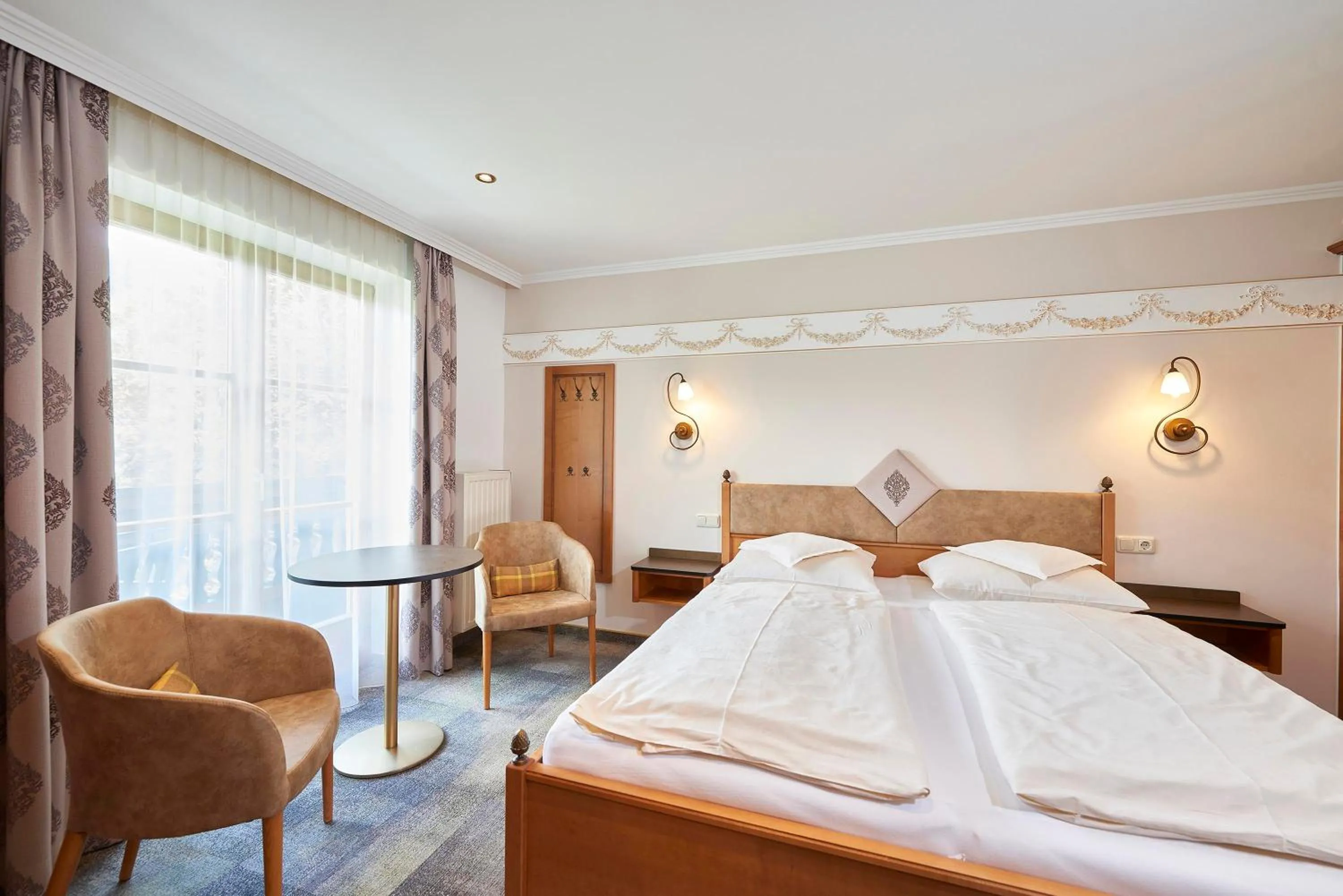 Bed in Gasthof Hotel Handlerhof