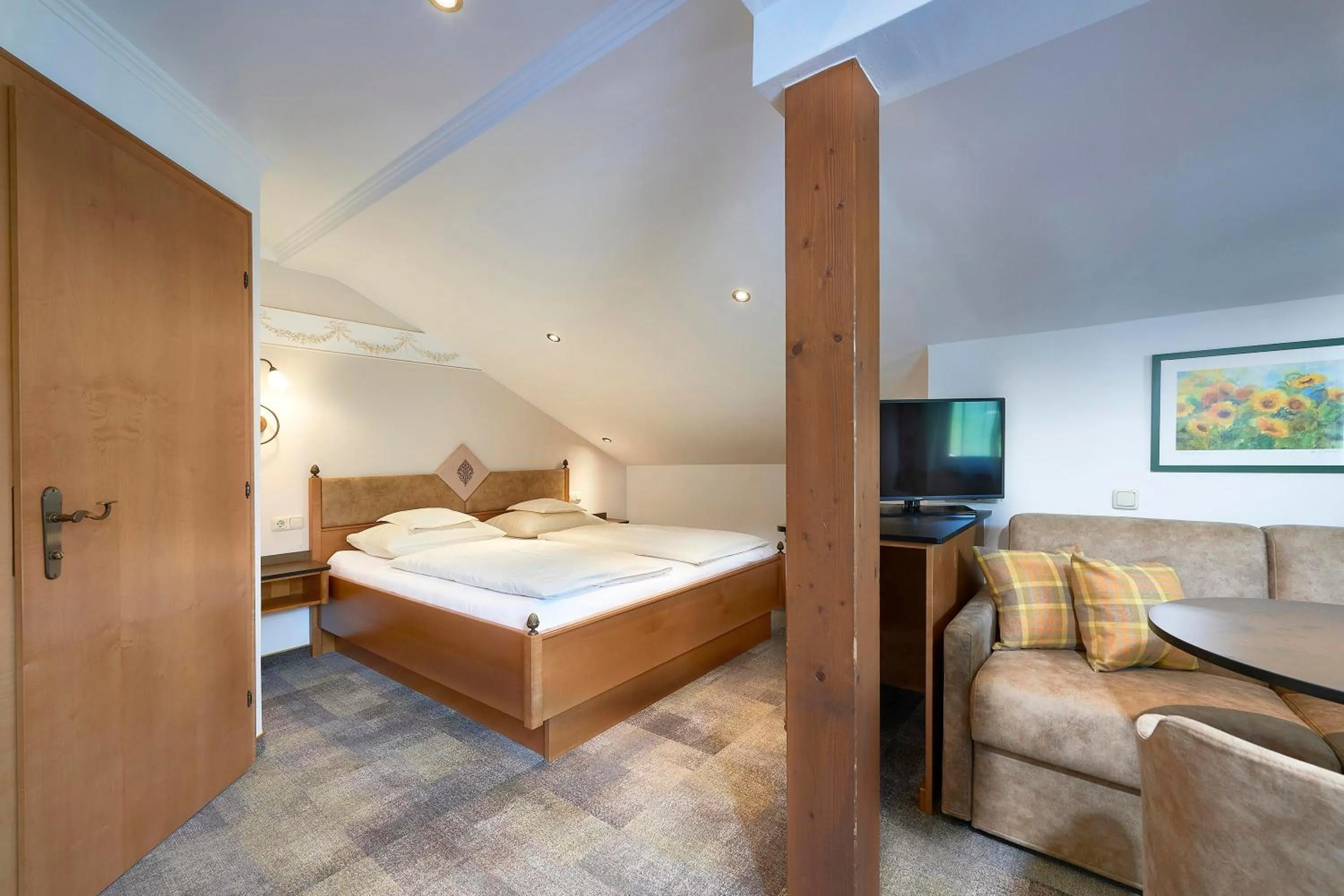 Bed in Gasthof Hotel Handlerhof