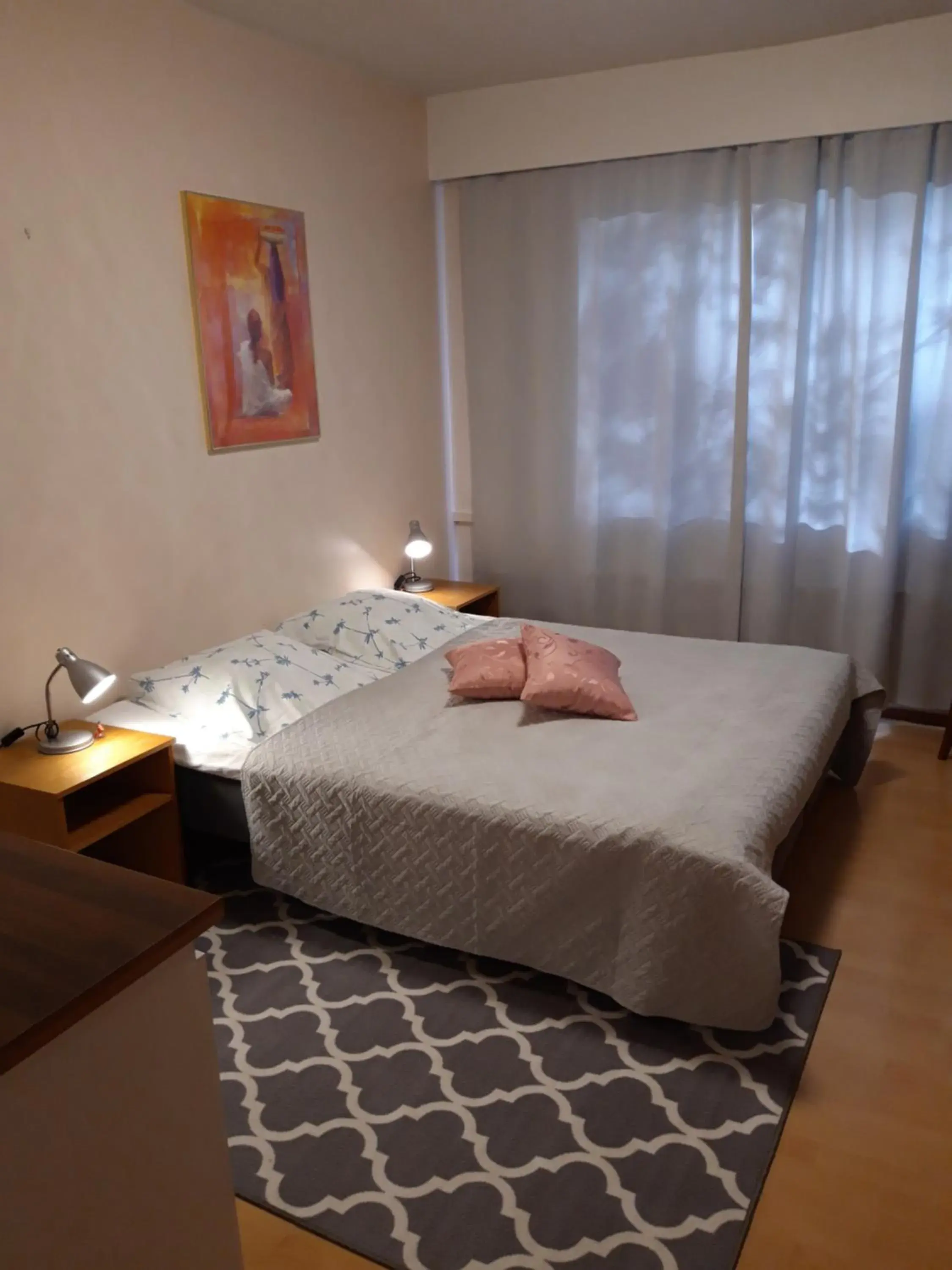 Double Room with Private Bathroom in Huoneistohotelli Tarjanne Virrat Double Room with Private Bathroom in Huoneistohotelli Tarjanne Virrat
