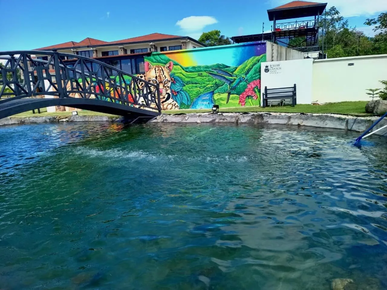 Garden view in Luxury Canyon Suites