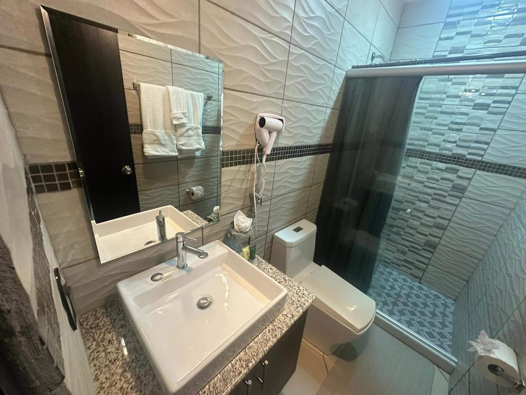 Shower in Luxury Canyon Suites