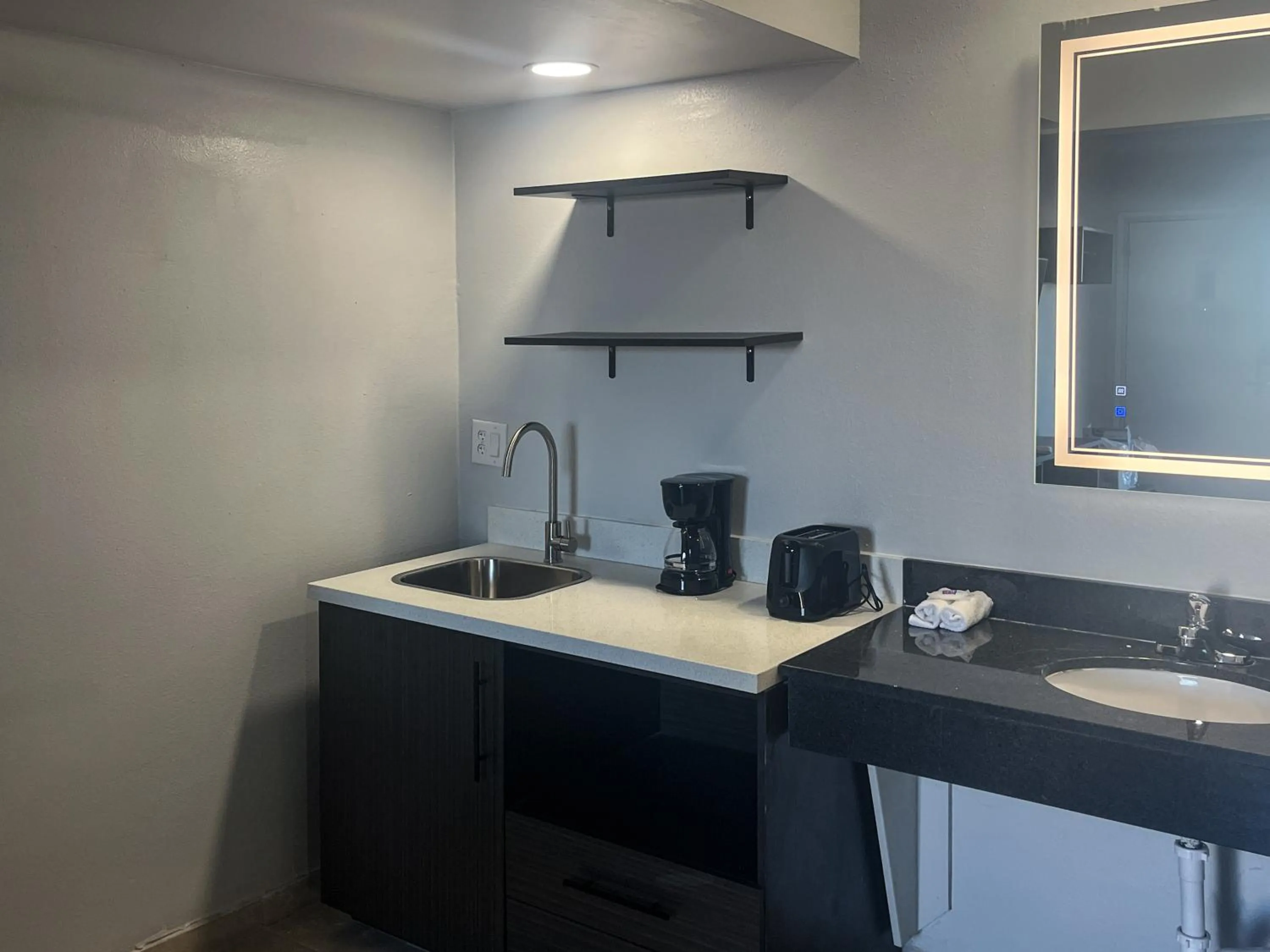 kitchen in Studio 6 Dumas, TX