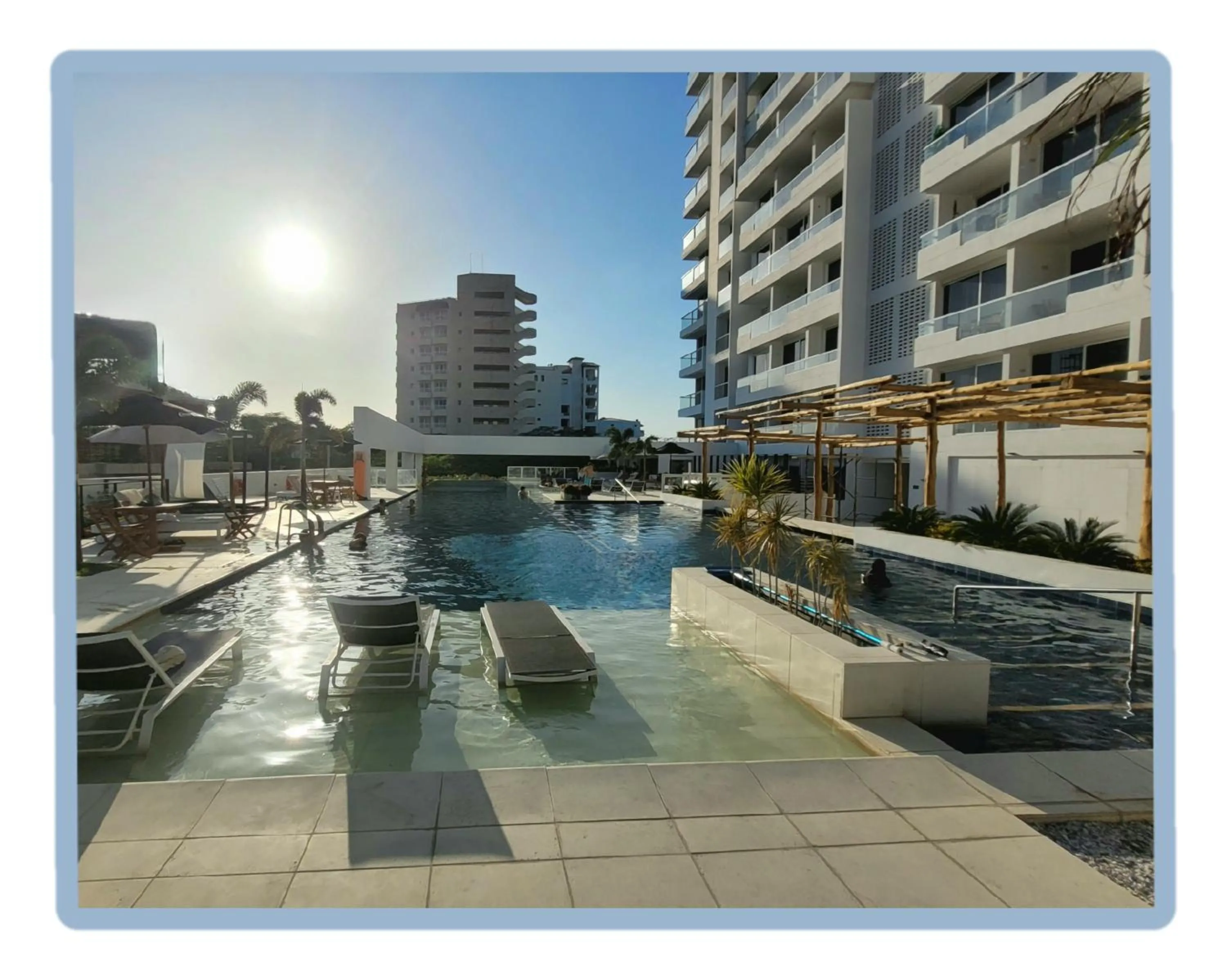 Balcony/Terrace in Hotel Porto Horizonte suite 1426