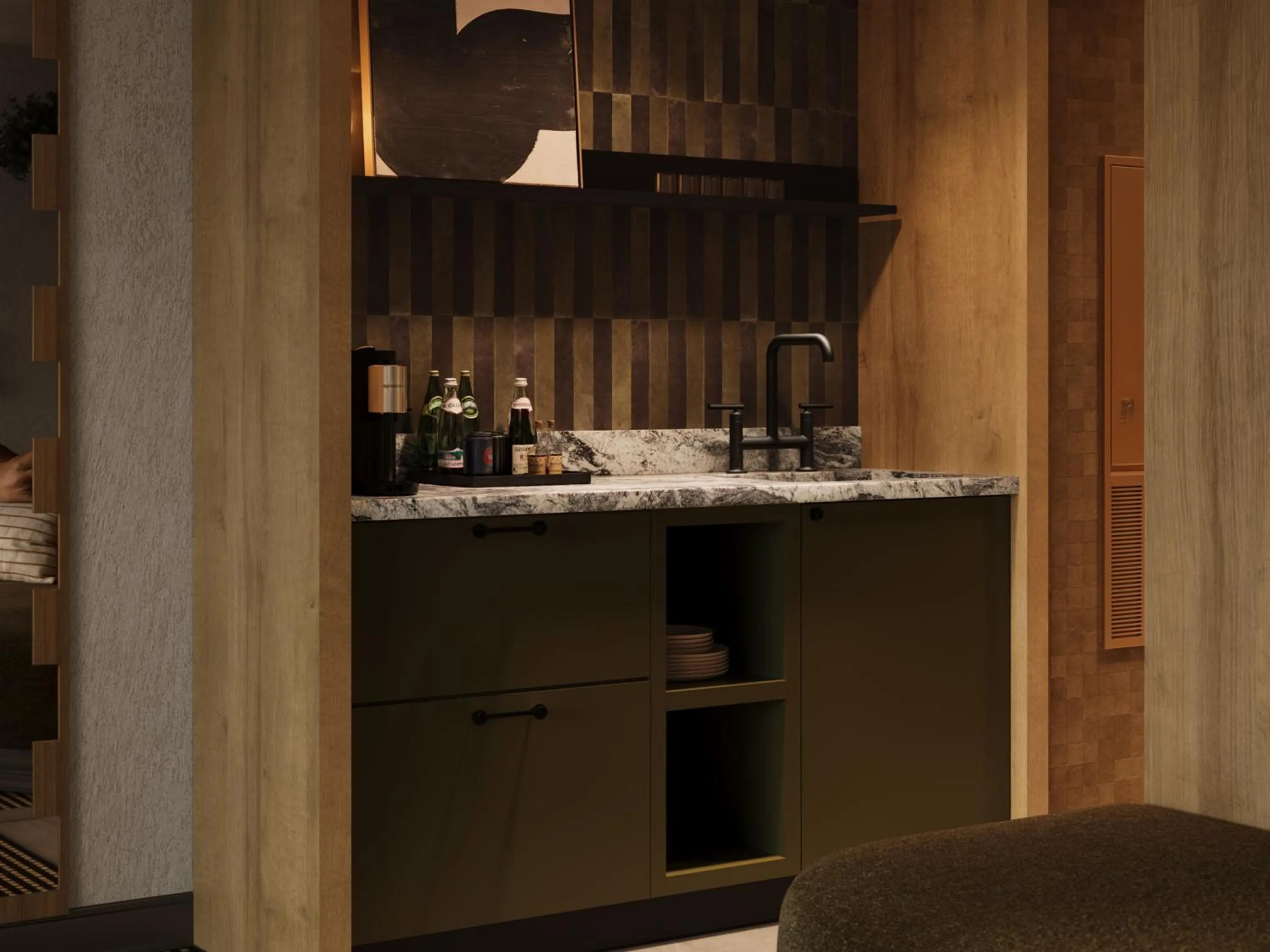 Coffee/tea facilities in The Kenrick Hotel