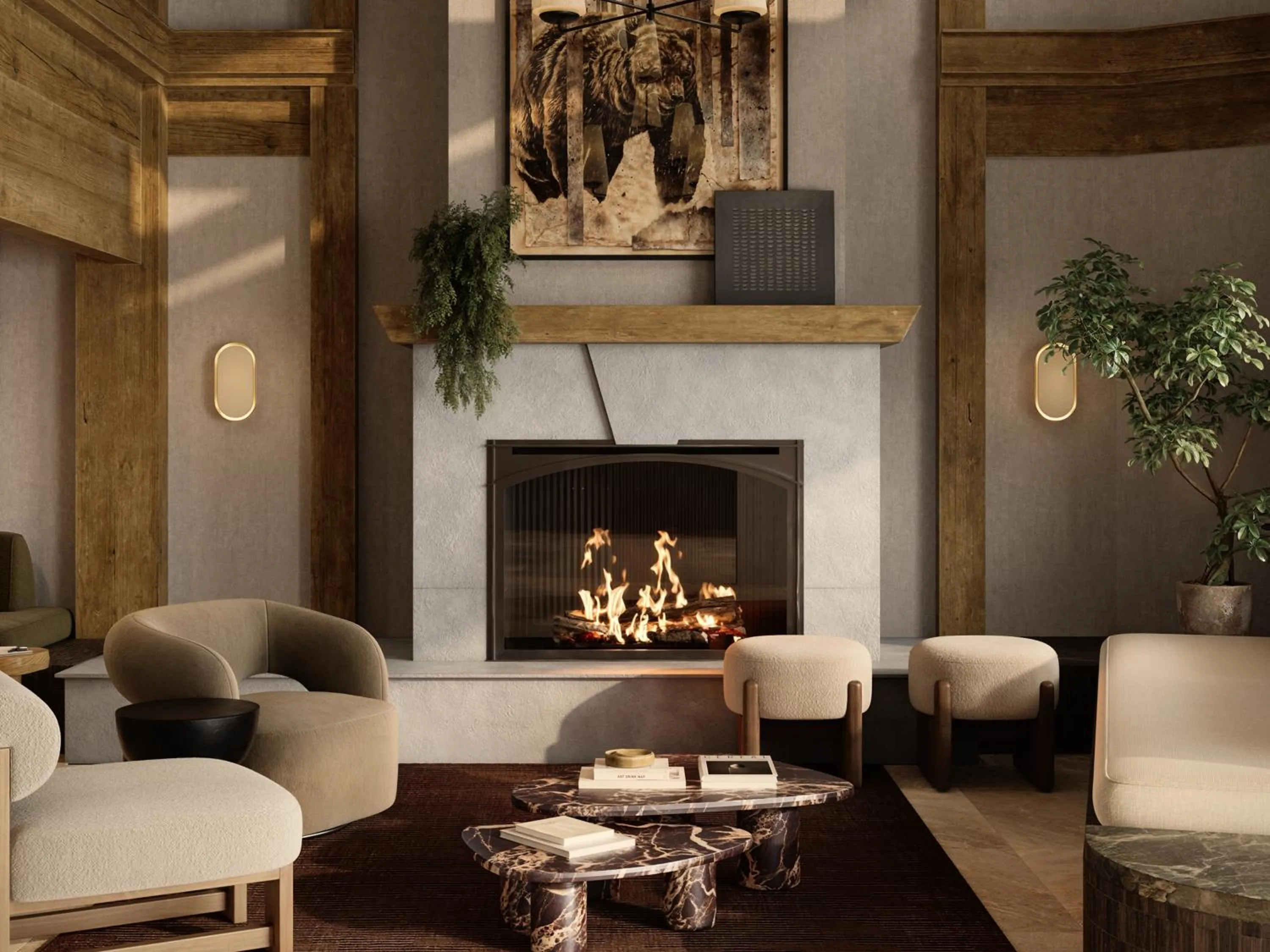 Lobby or reception in The Kenrick Hotel