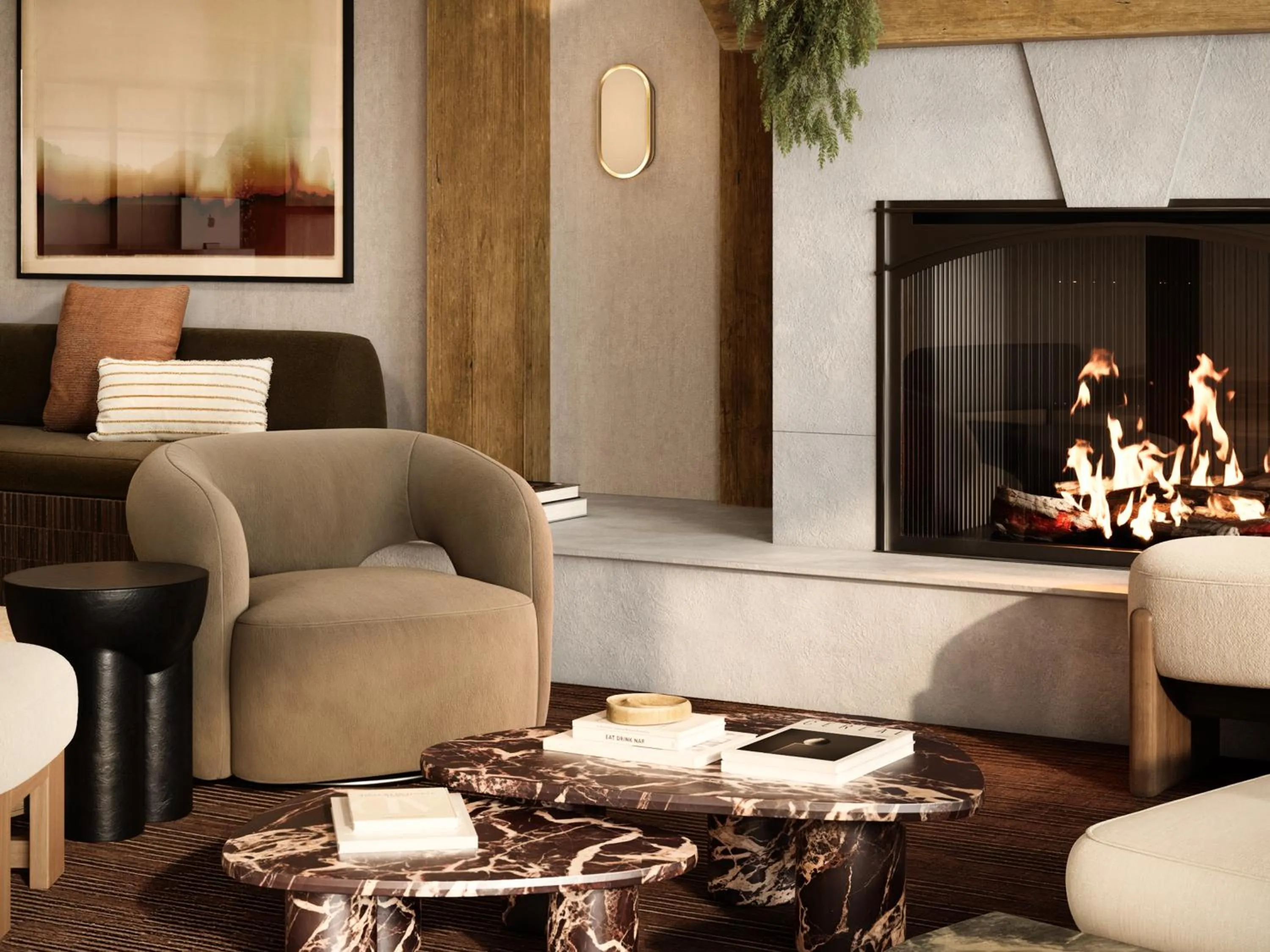 Lobby or reception in The Kenrick Hotel
