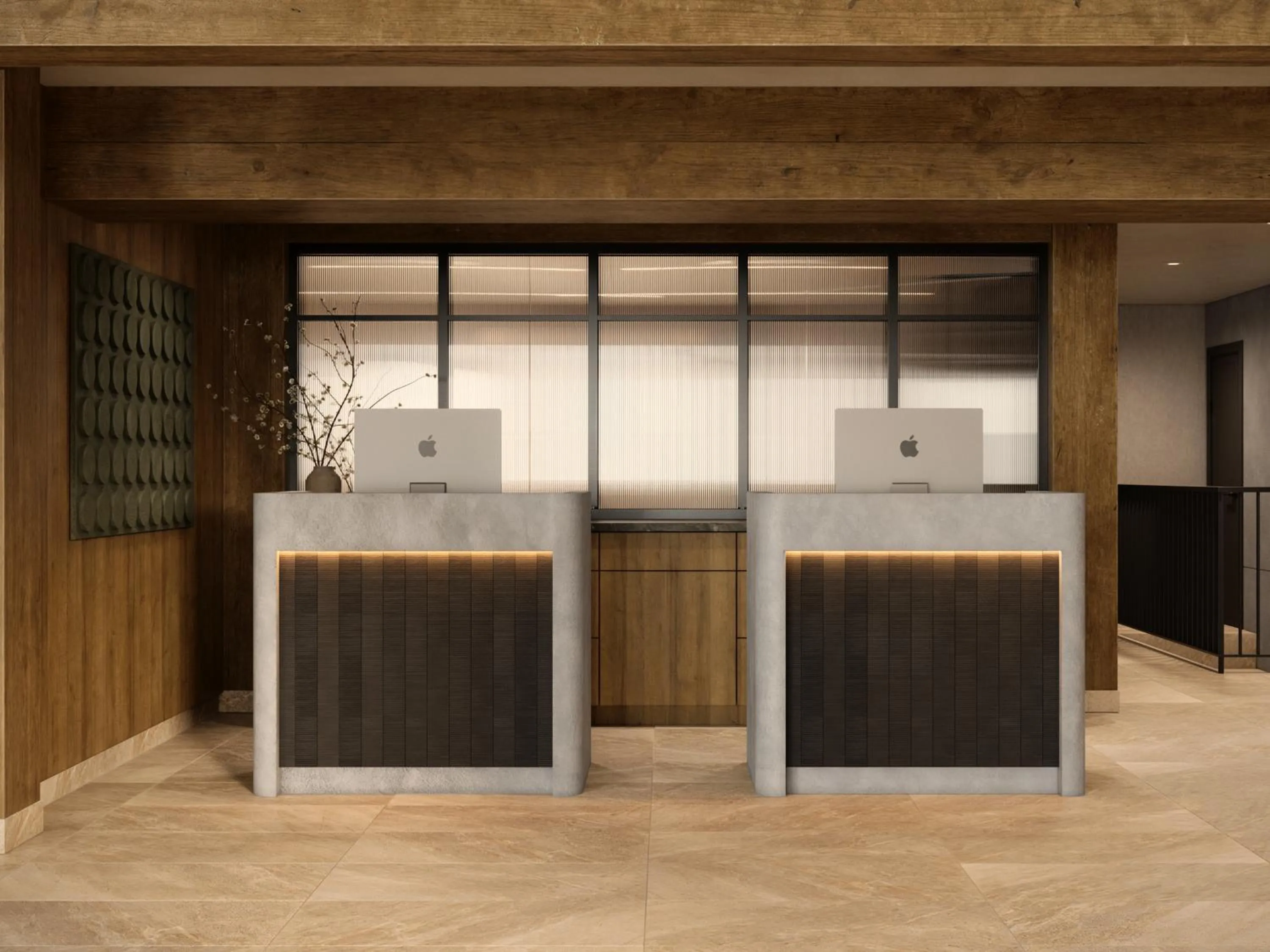 Lobby or reception in The Kenrick Hotel