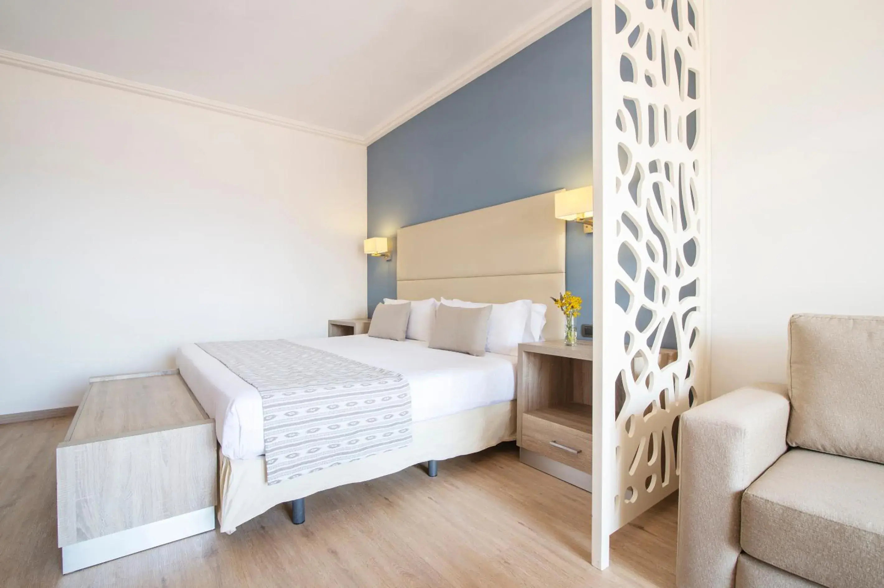 Bedroom, Bed in Hotel Menorca Binibeca - Adults Recommended - by Pierre & Vacances Premium Bedroom, Bed in Hotel Menorca Binibeca - Adults Recommended - by Pierre & Vacances Premium