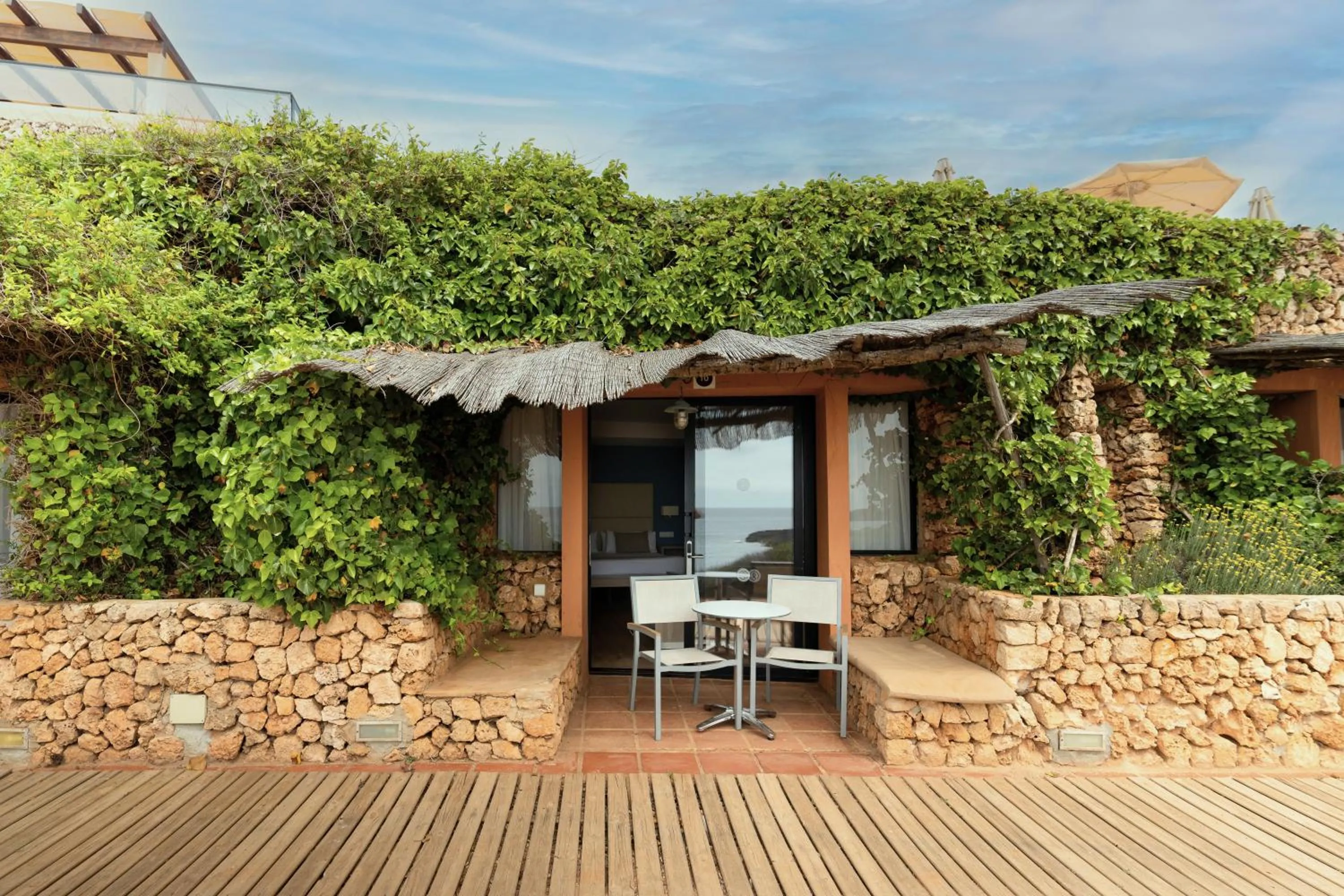 Balcony/Terrace in Hotel Menorca Binibeca - Adults Recommended - by Pierre & Vacances Premium