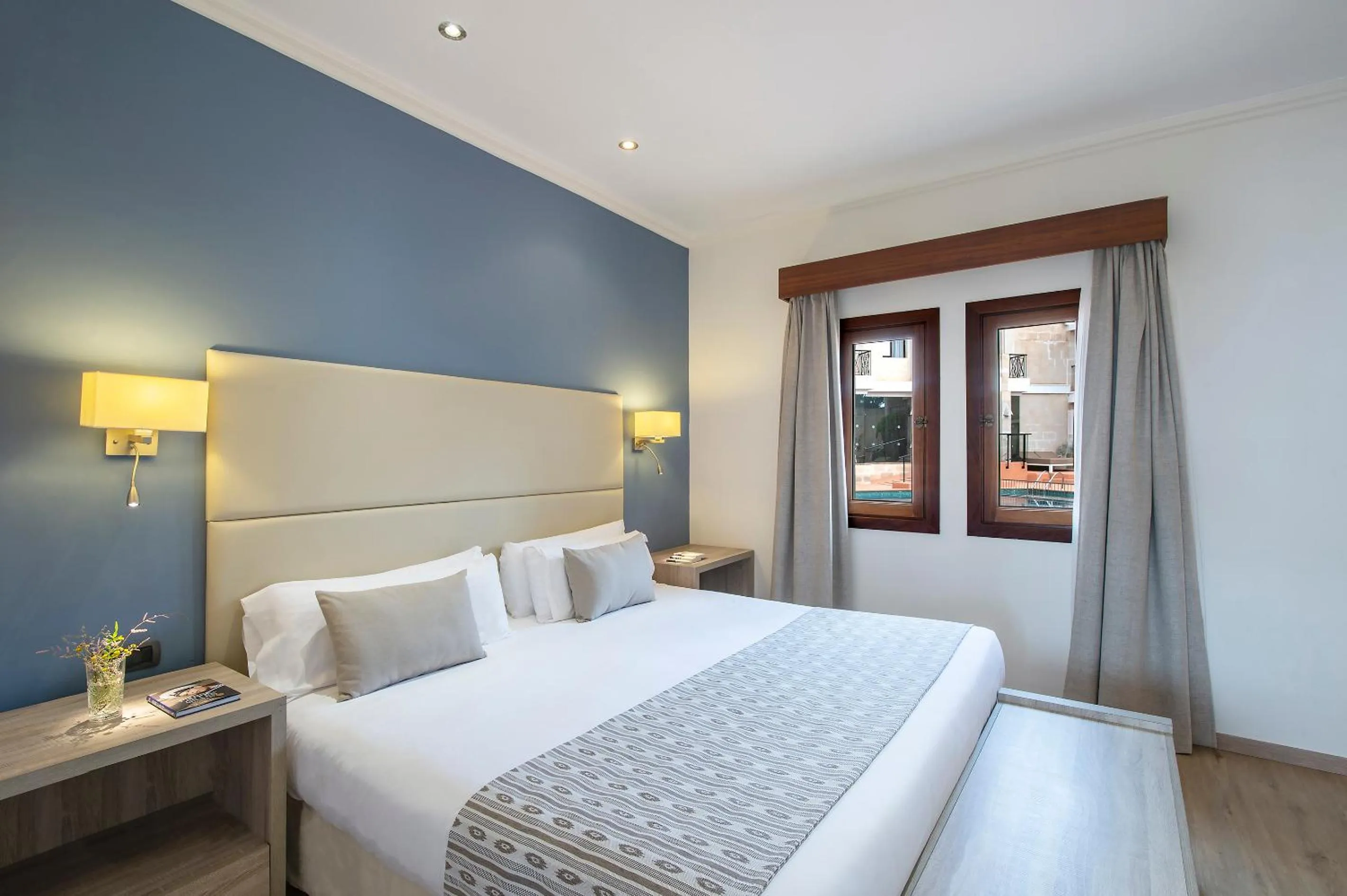 Bedroom, Bed in Hotel Menorca Binibeca - Adults Recommended - by Pierre & Vacances Premium