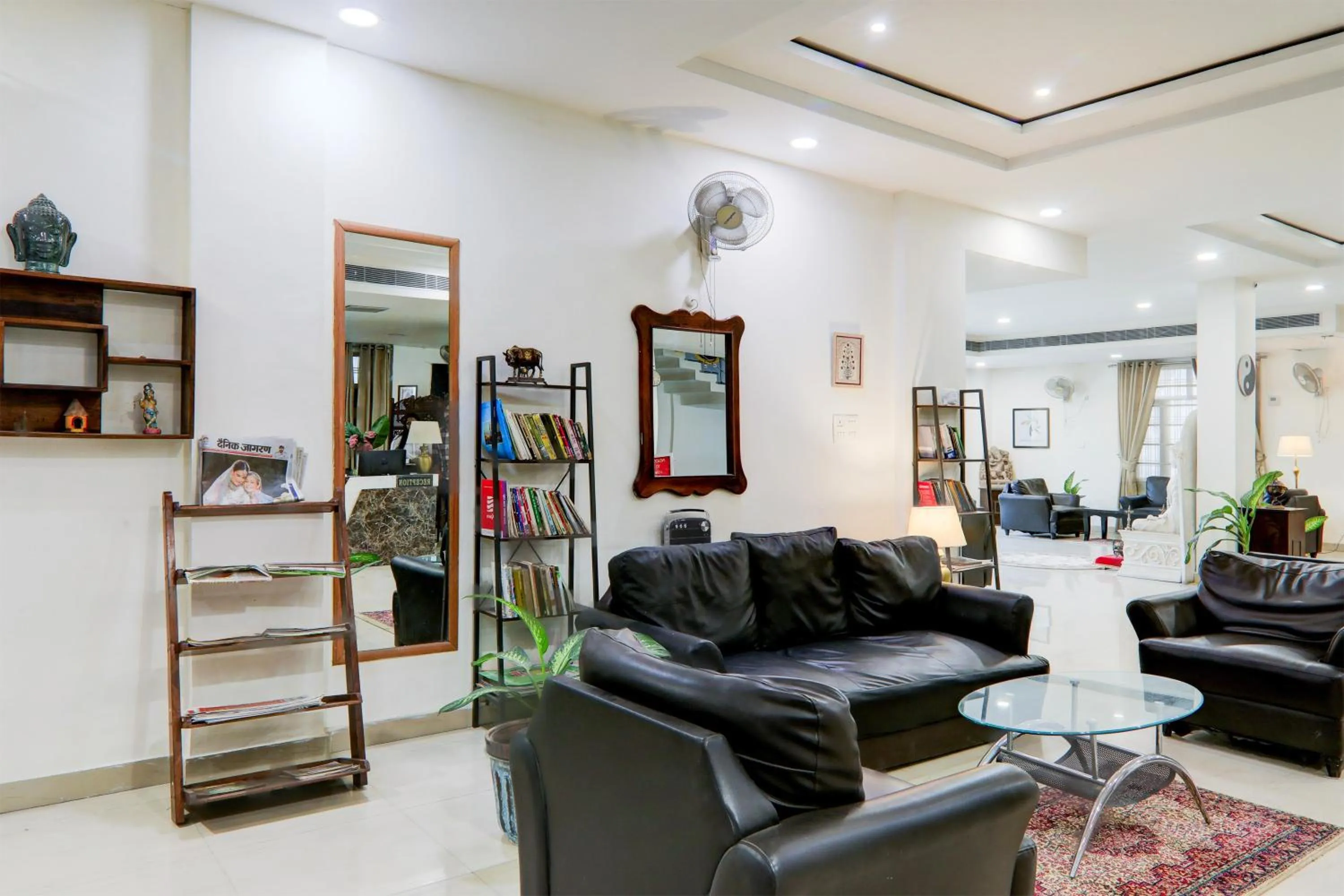 Lobby or reception in Hotel O IIDM ECO CENTRE