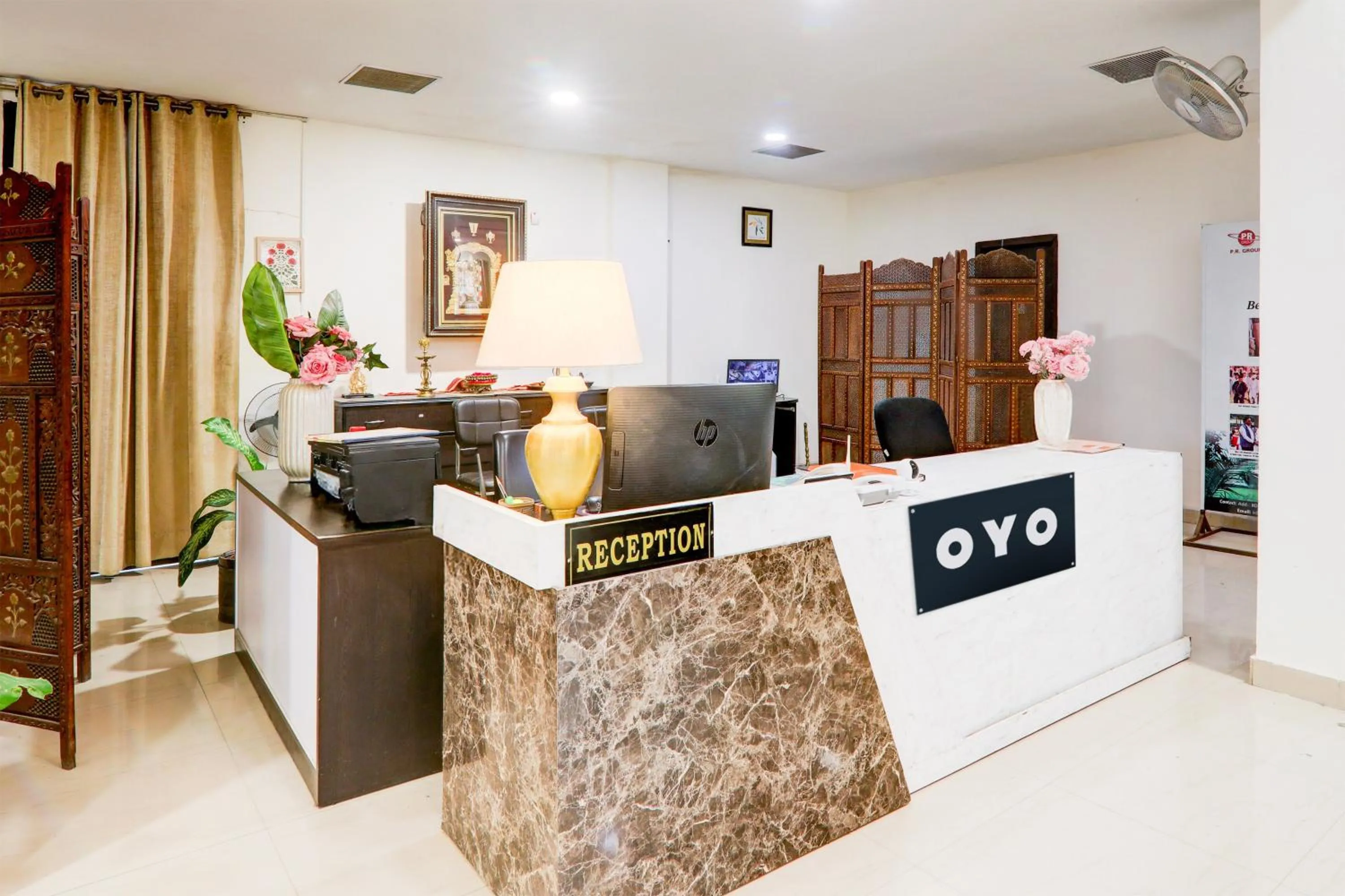 Lobby or reception in Hotel O IIDM ECO CENTRE