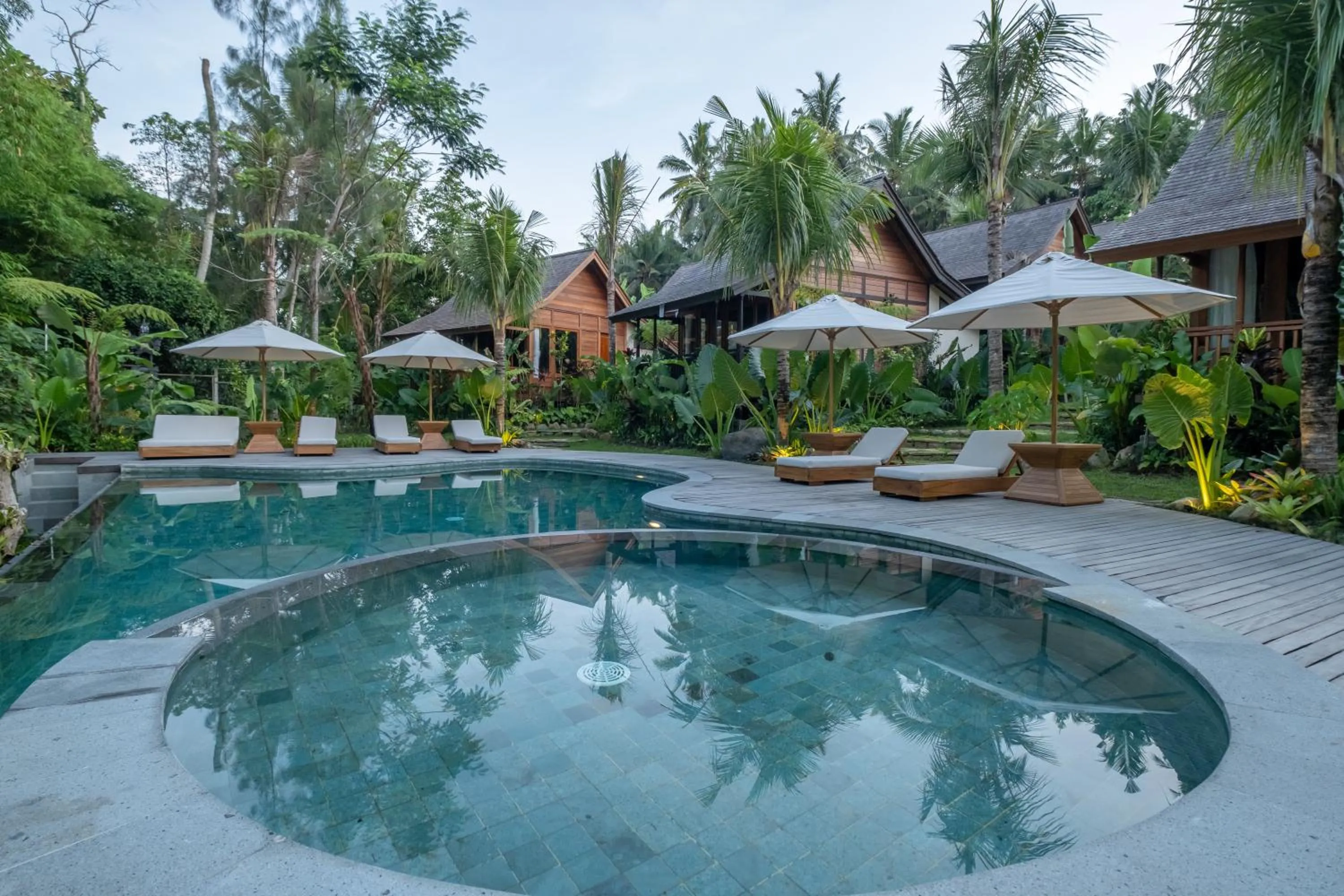 Swimming pool in Samujha Ubud Resort