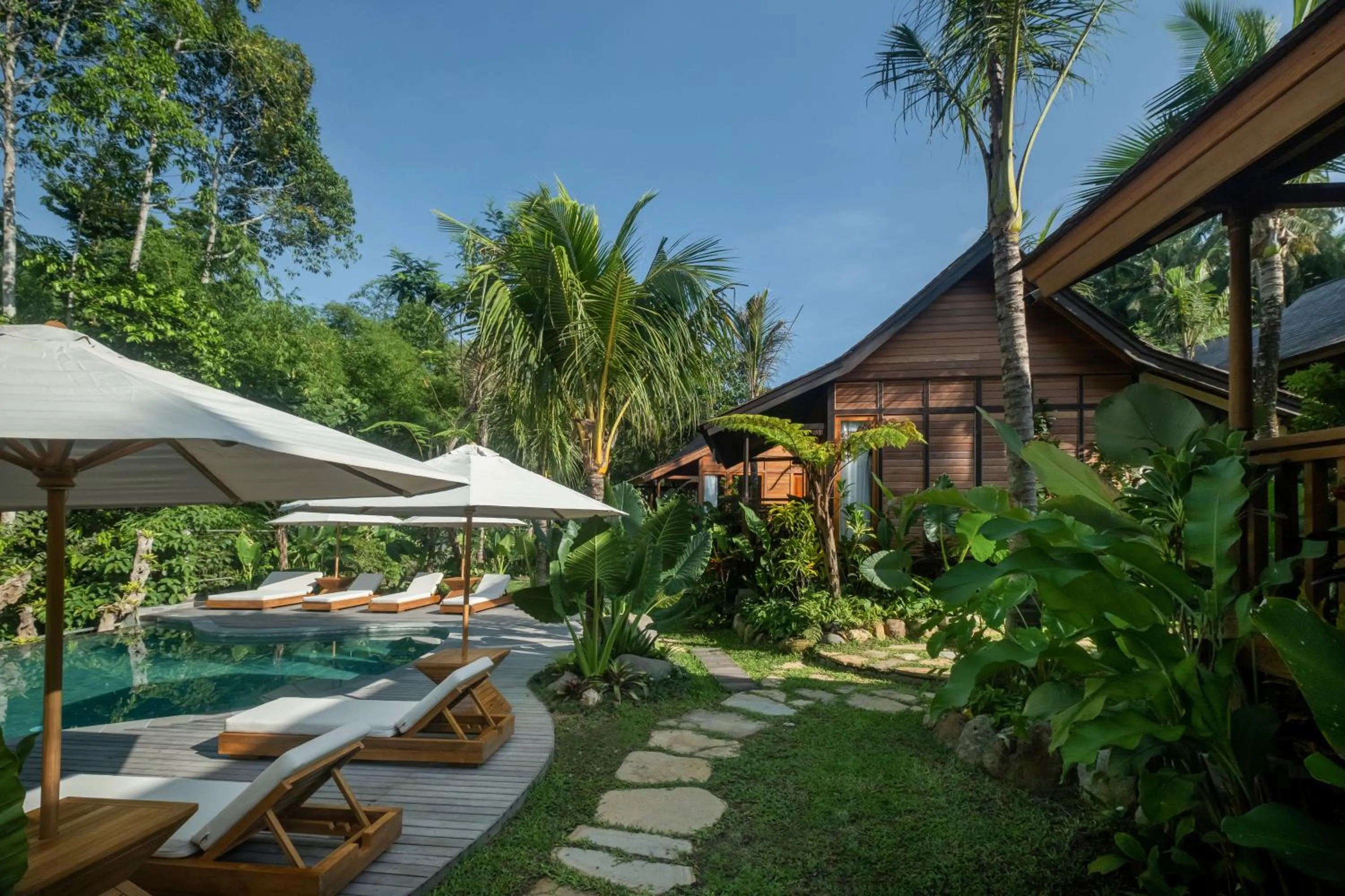 Swimming pool in Samujha Ubud Resort