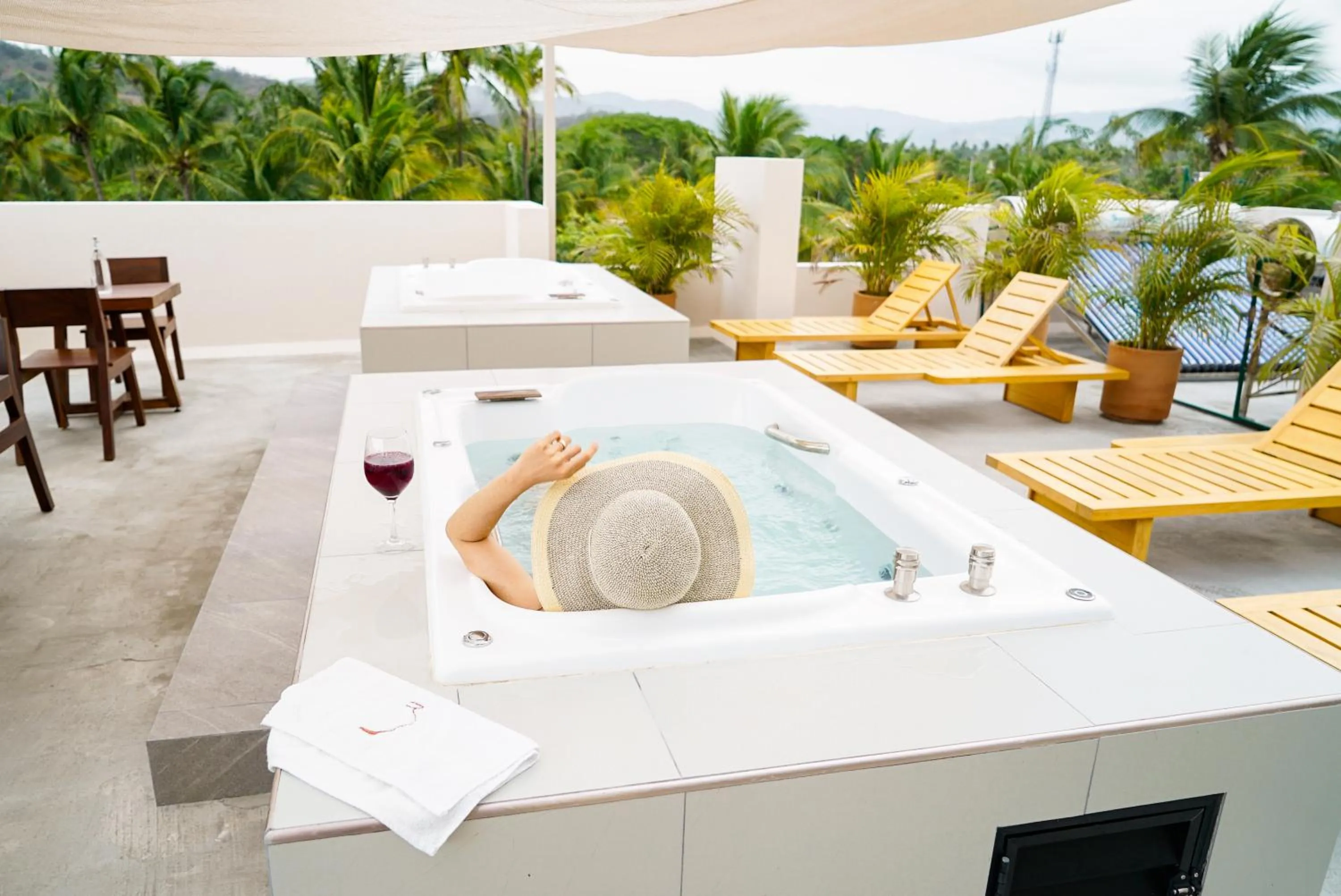 Swimming pool in Hotel Tepalcates