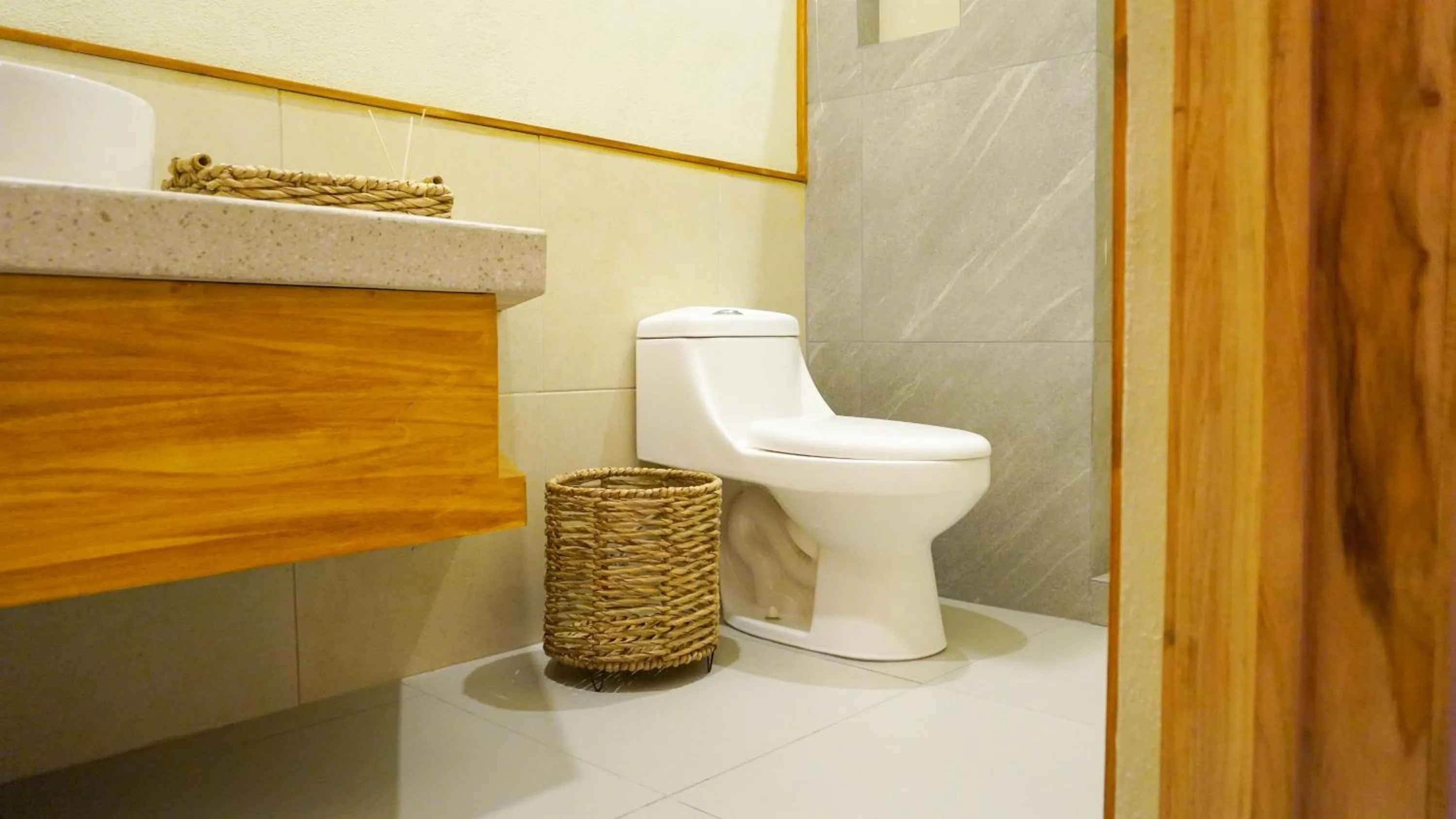 Bathroom in Hotel Tepalcates