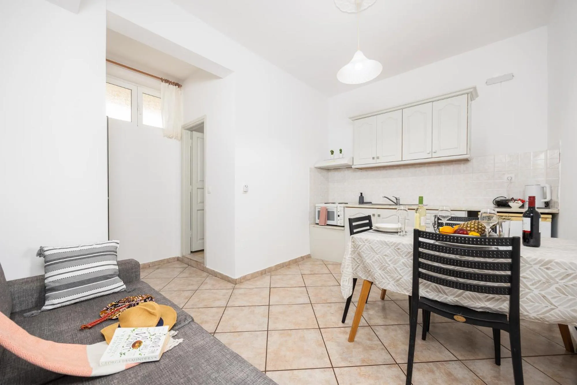 Kitchen or kitchenette in Kosmas Apartments