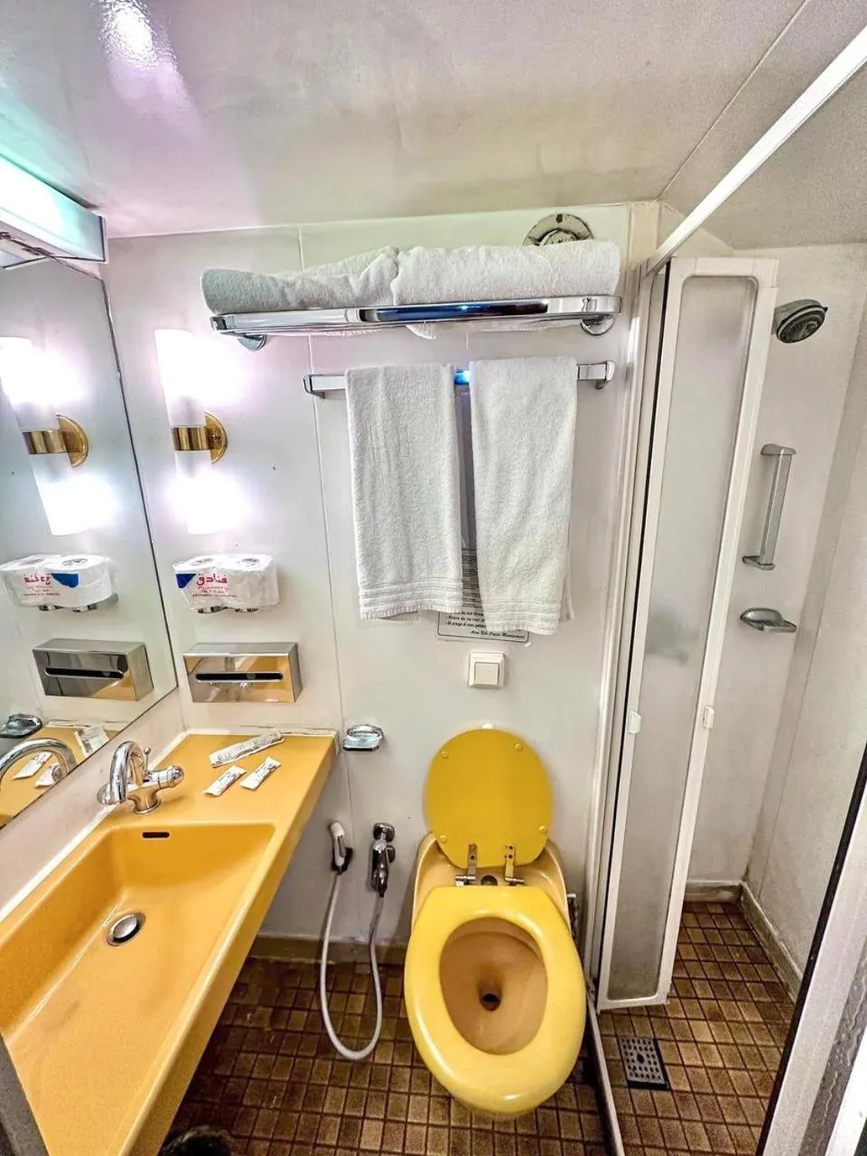 Toilet in Nile View Aton Cruise