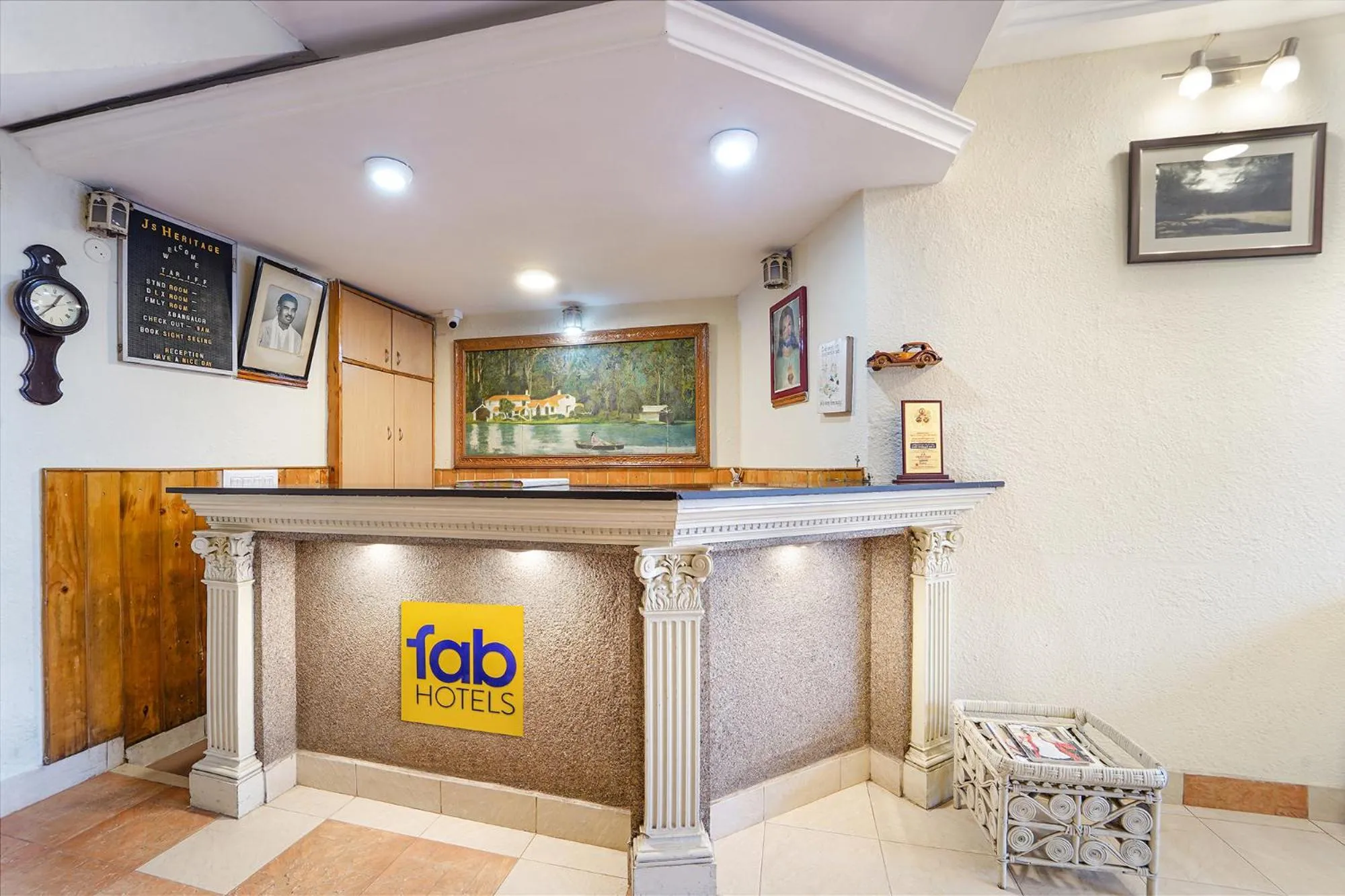 Lobby or reception in FabHotel JS Heritage