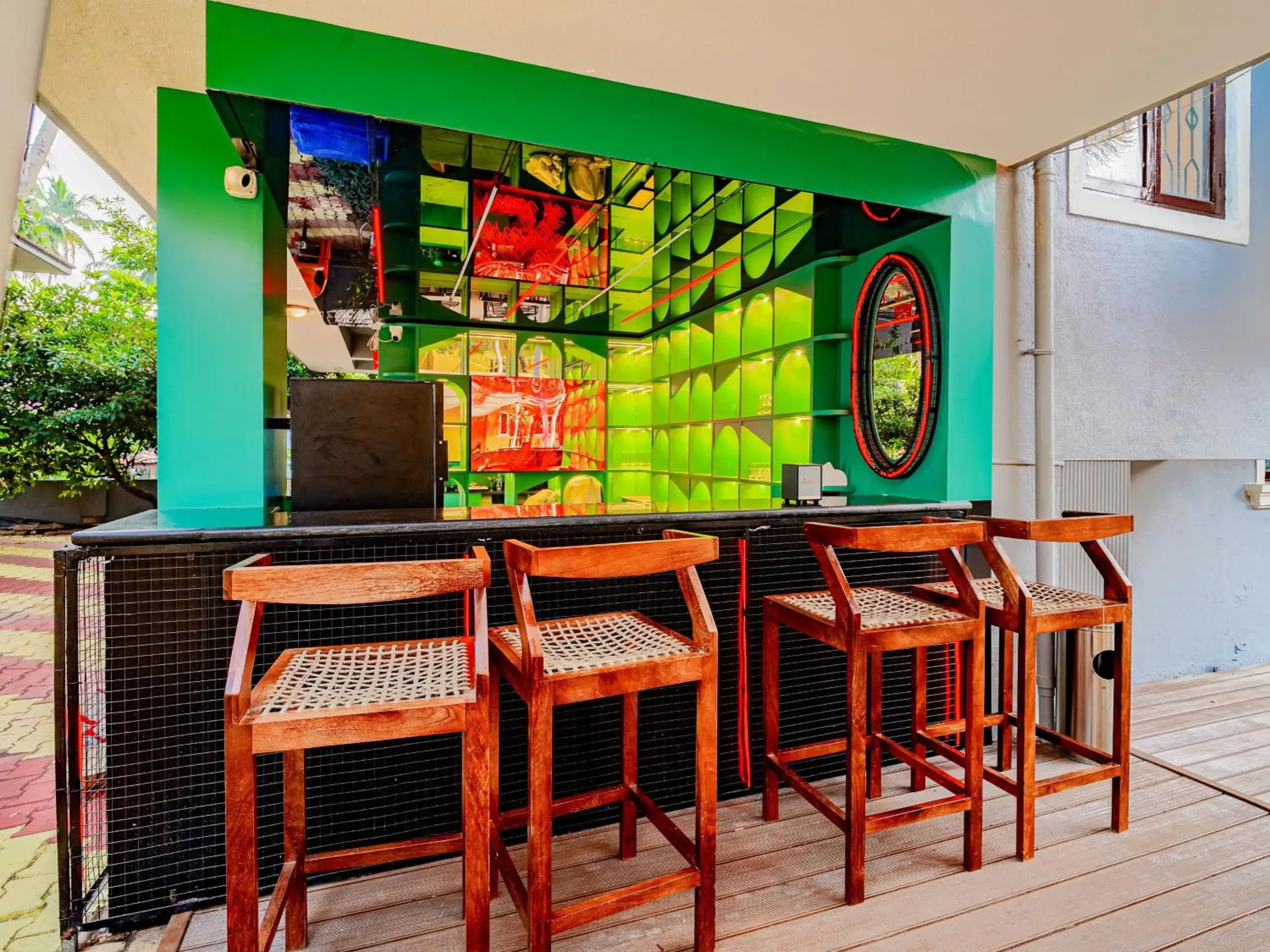 Lounge or bar in The Hosteller Goa, Anjuna Lounge or bar in The Hosteller Goa, Anjuna