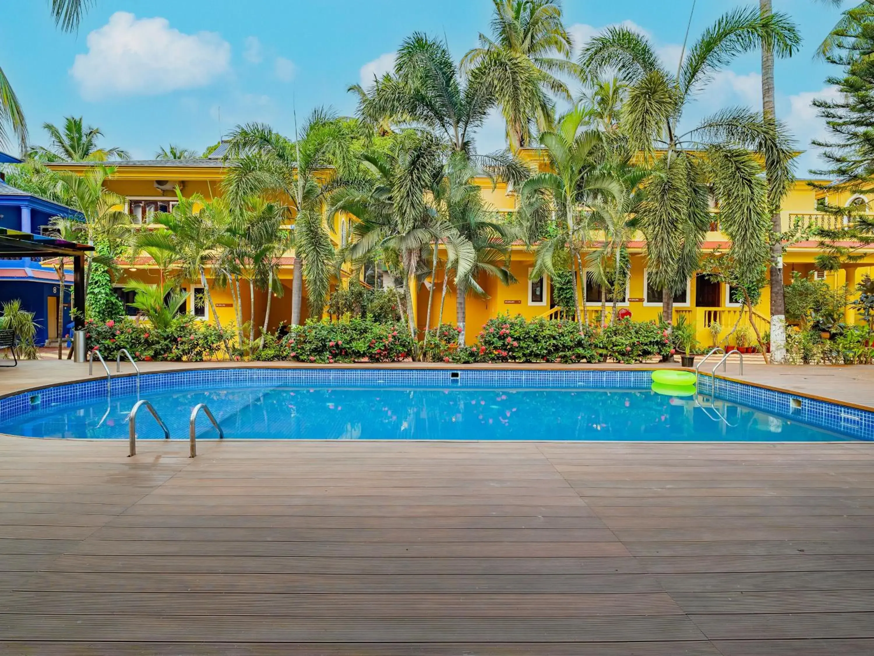 Pool view in The Hosteller Goa, Anjuna Pool view in The Hosteller Goa, Anjuna