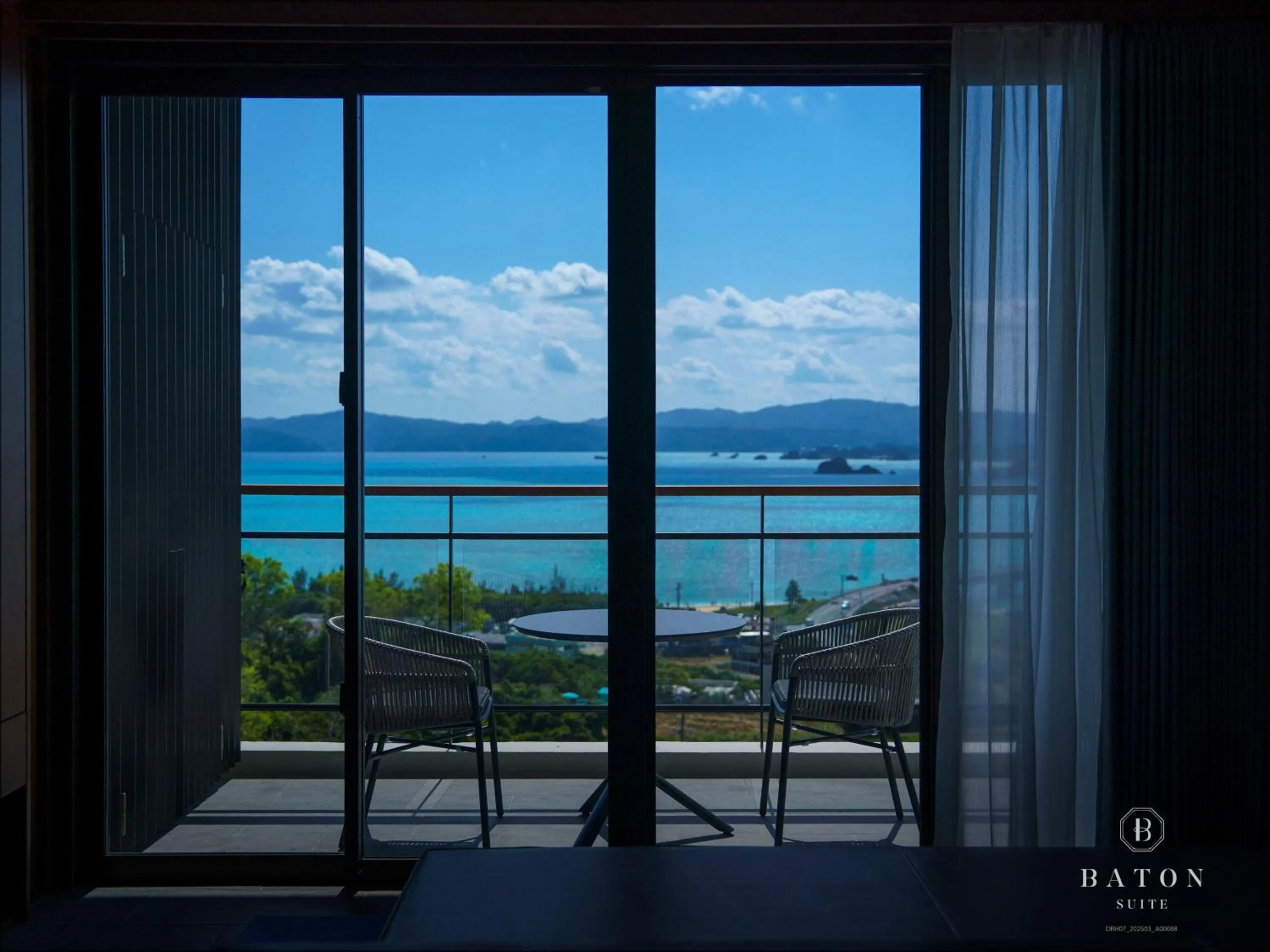 Balcony/Terrace in BATON SUITE Okinawa-kourijima
